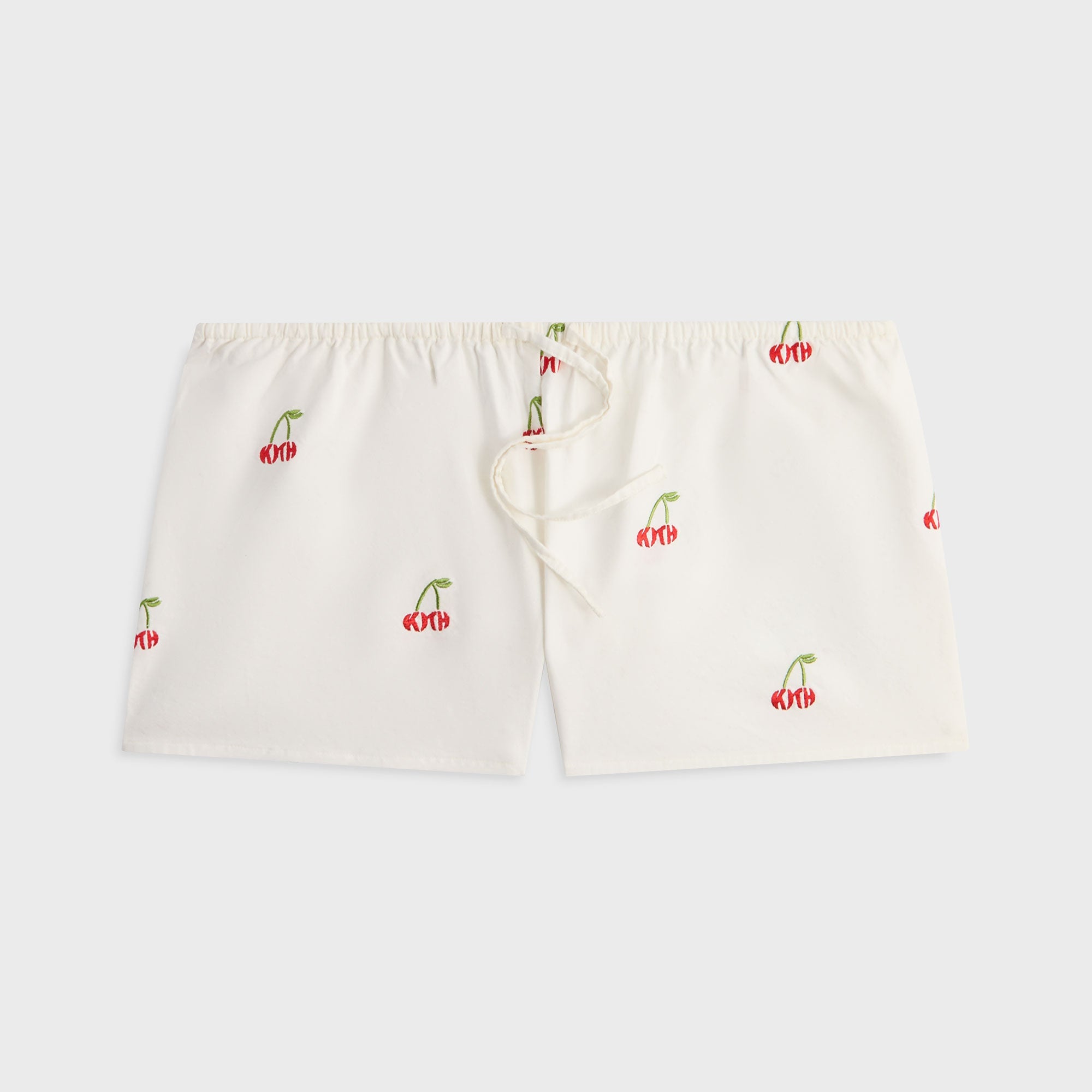 Kith Women Esbe Cherry Oxford Micro Short - White – Kith UK