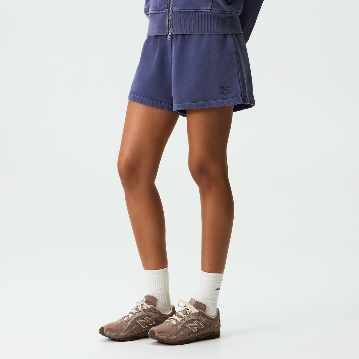Kith Women Keira Fleece Micro Short - Neptune