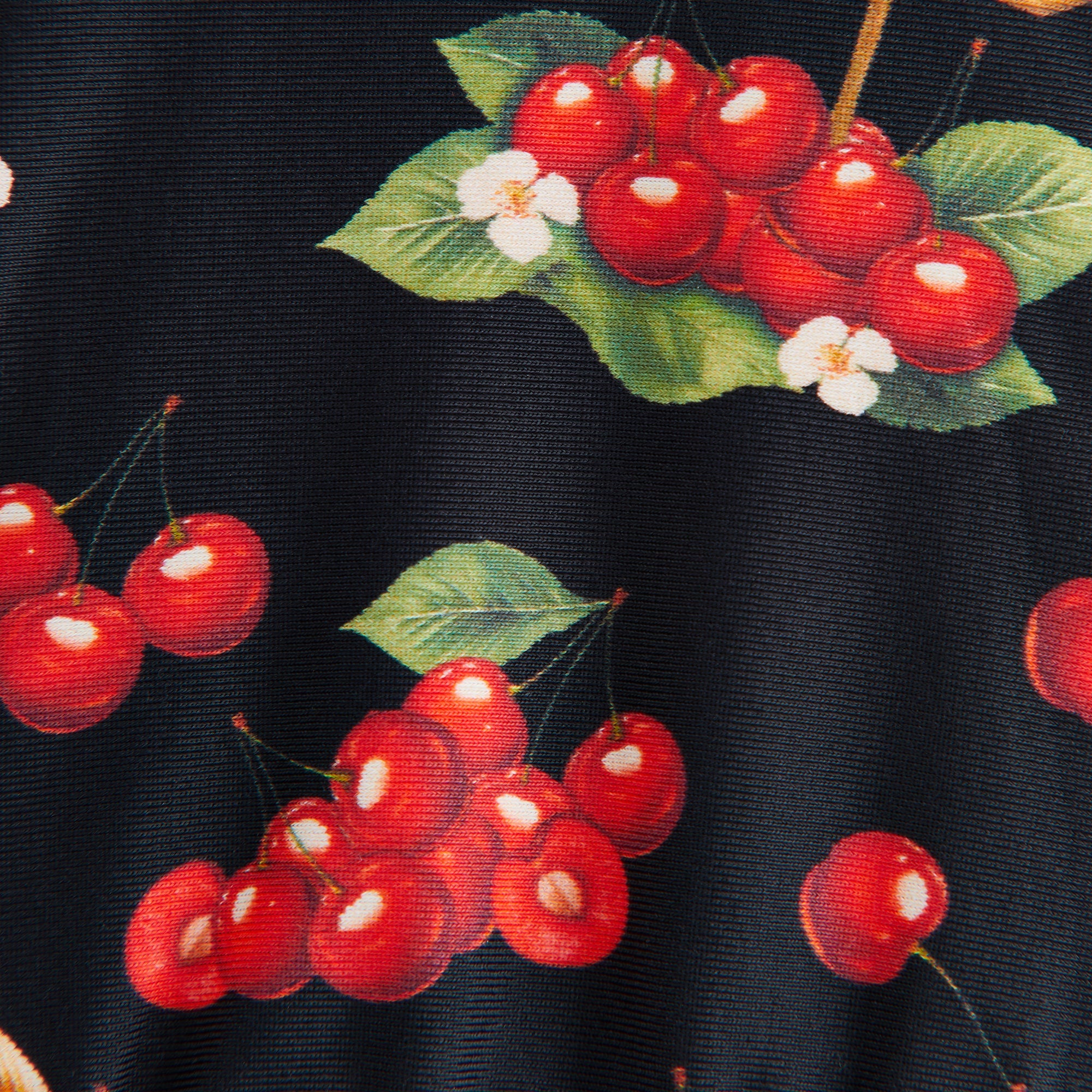 Kith Women Kenna Cherry Tie Top - Black – Kith UK