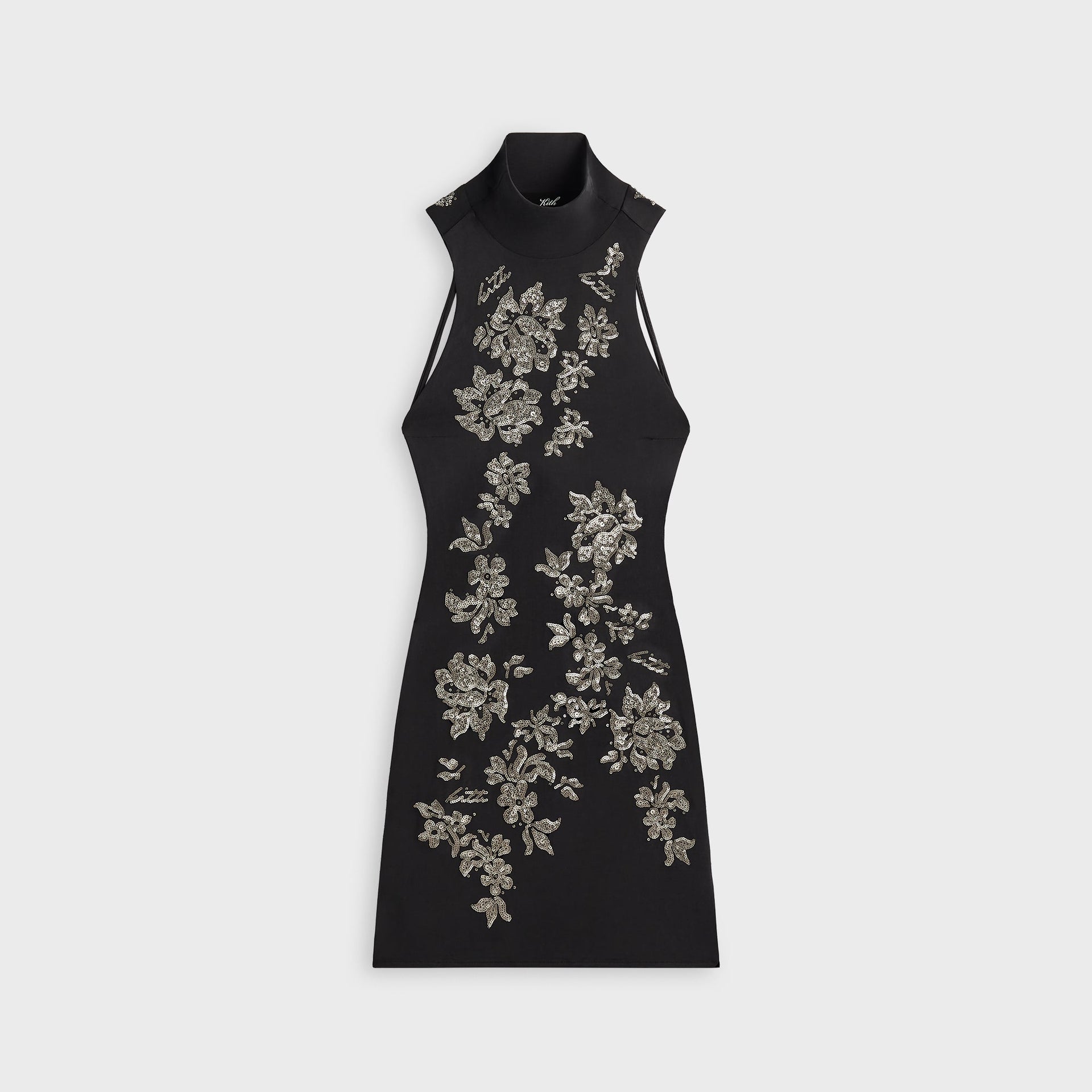 Lisa for Kith Women Nina Embellished Backless Mini Dress - Black Kith UK Lisa for Kith Women Nina Embellished Backless Mini Dress - Black Kith UK