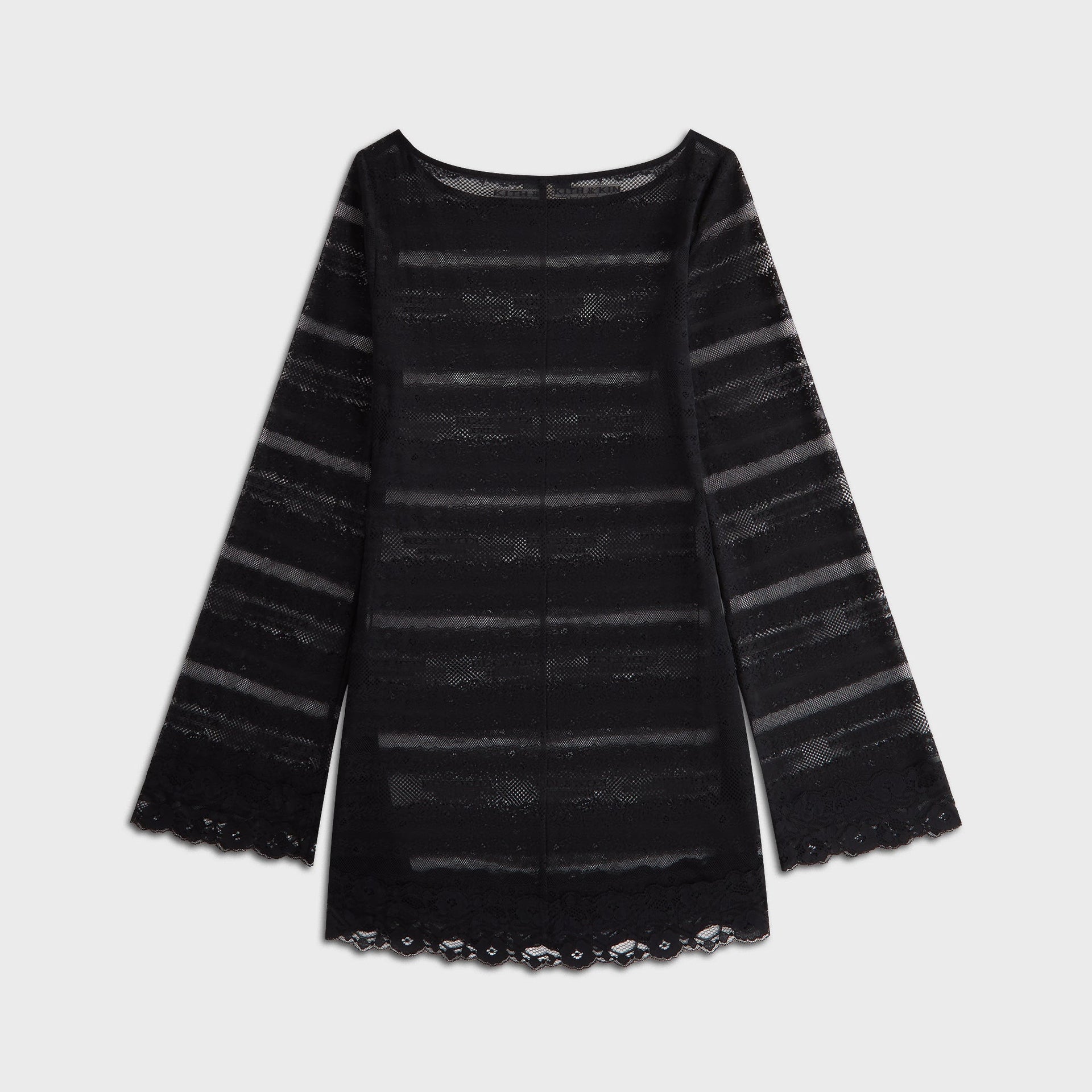 Lisa for Kith Women Odette Logo Lace Mini Dress - Black
