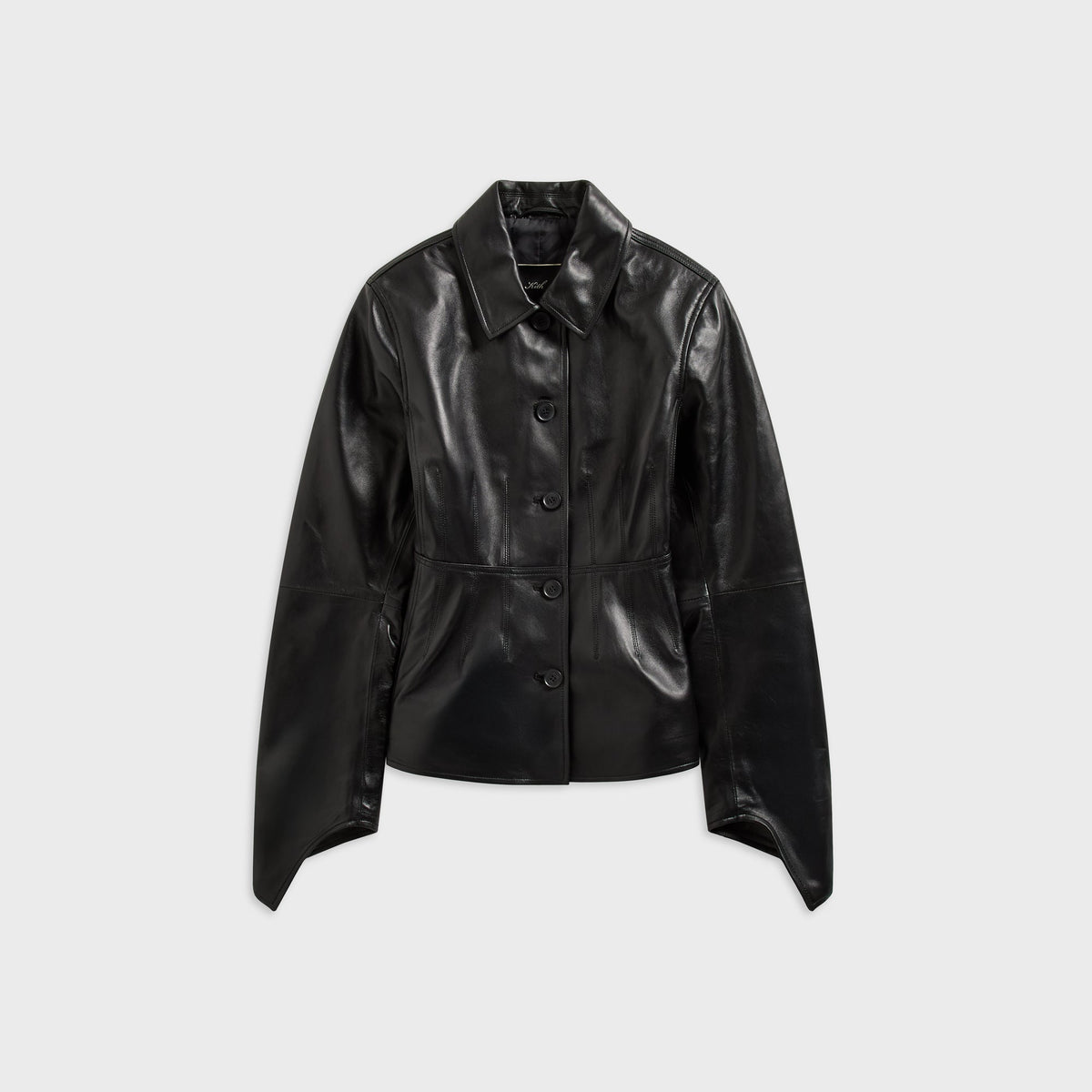 Kith Women Vivien Leather Corset Jacket - Black