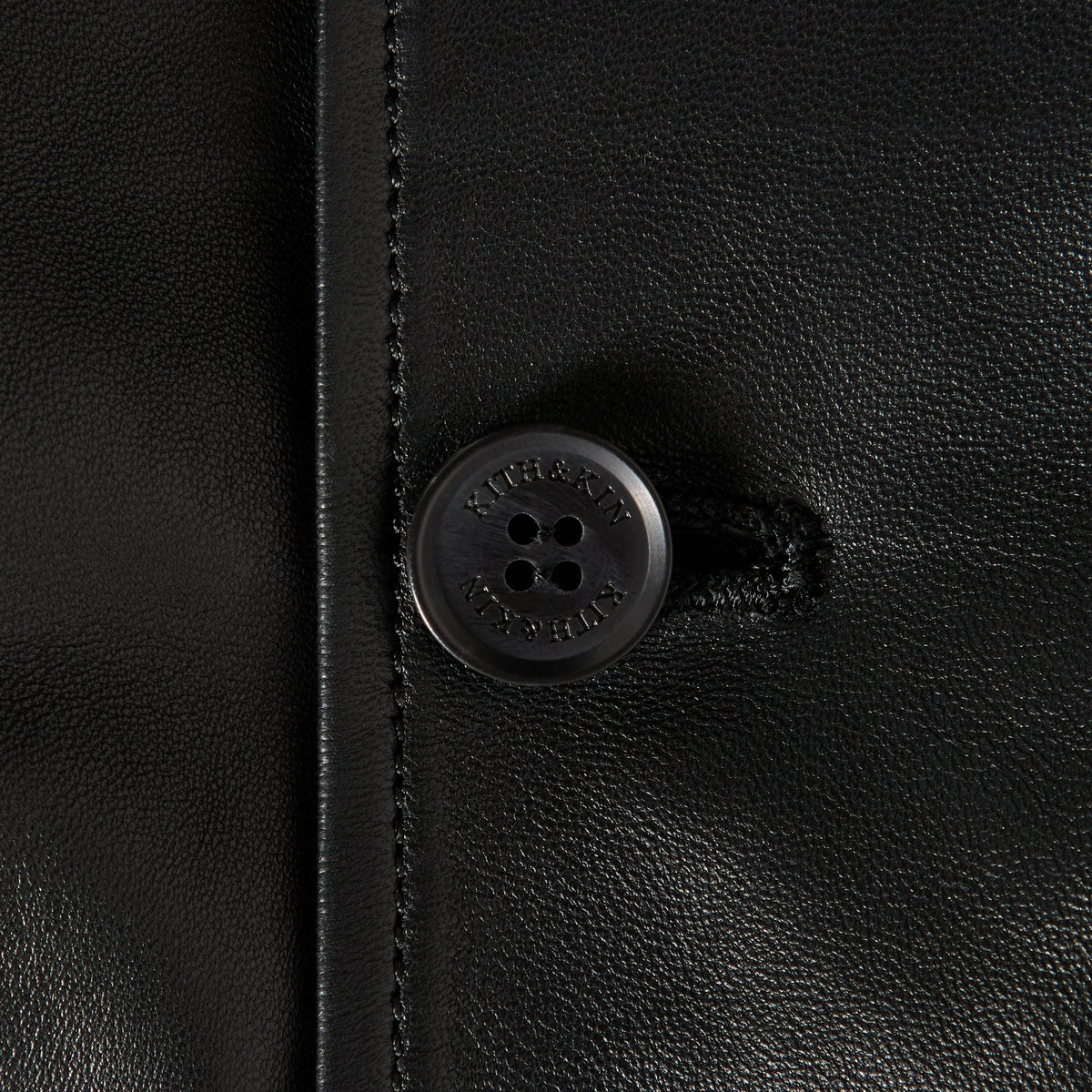 Kith Women Vivien Leather Corset Jacket - Black