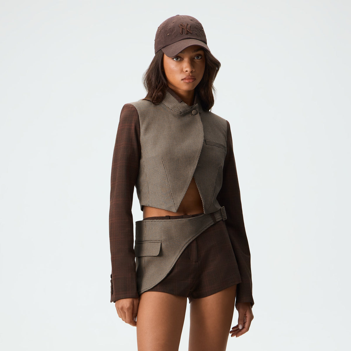 Kith Women Keshi Cropped Blazer - Incognito