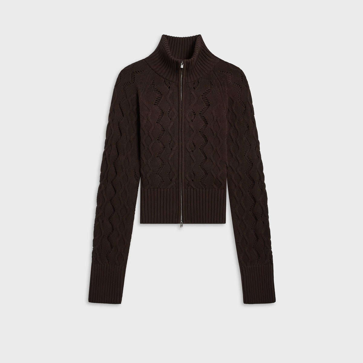Kith Women Ina II Crochet Cable Zip Track - Incognito