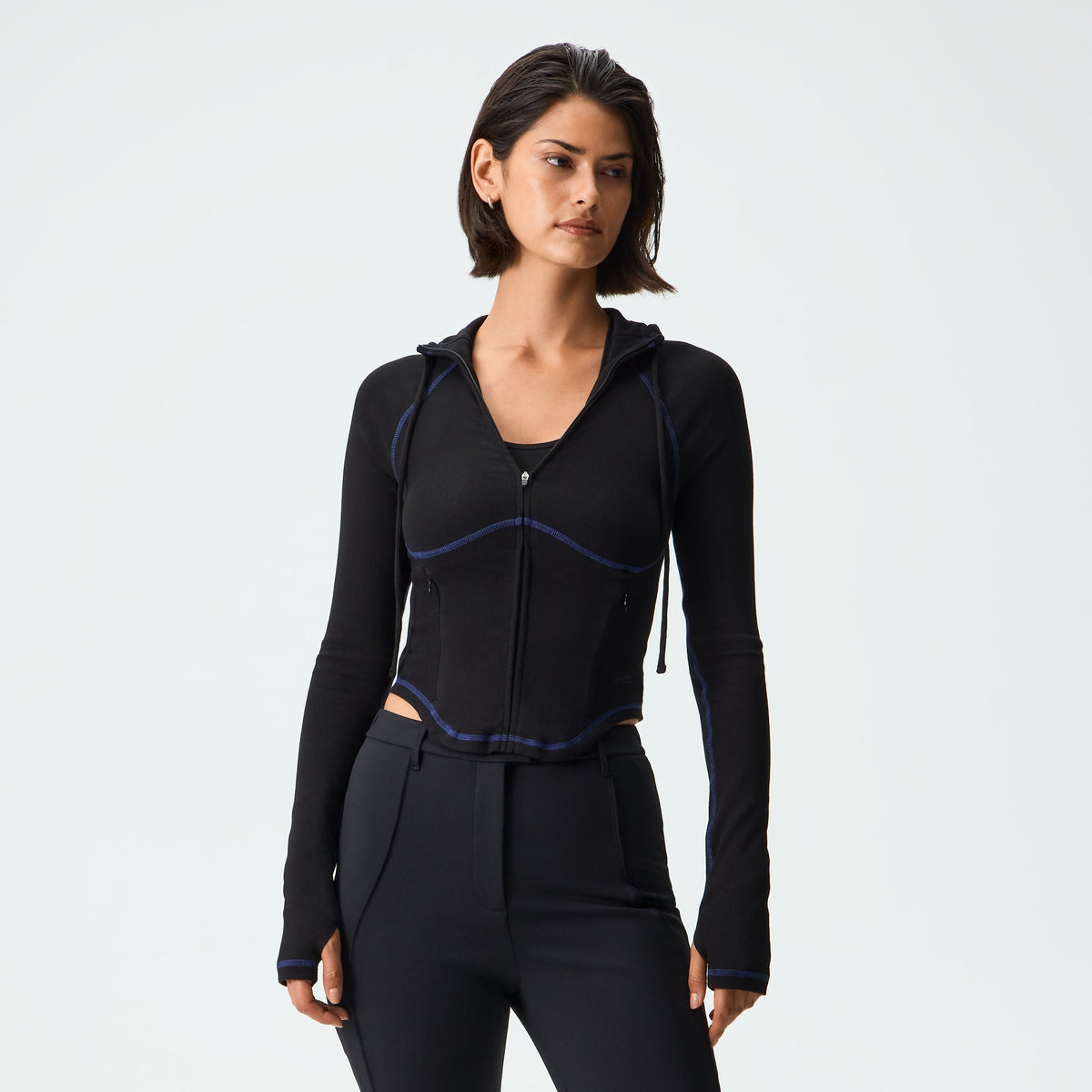 Kith Women Toyo Zip Hoodie - Black - PH