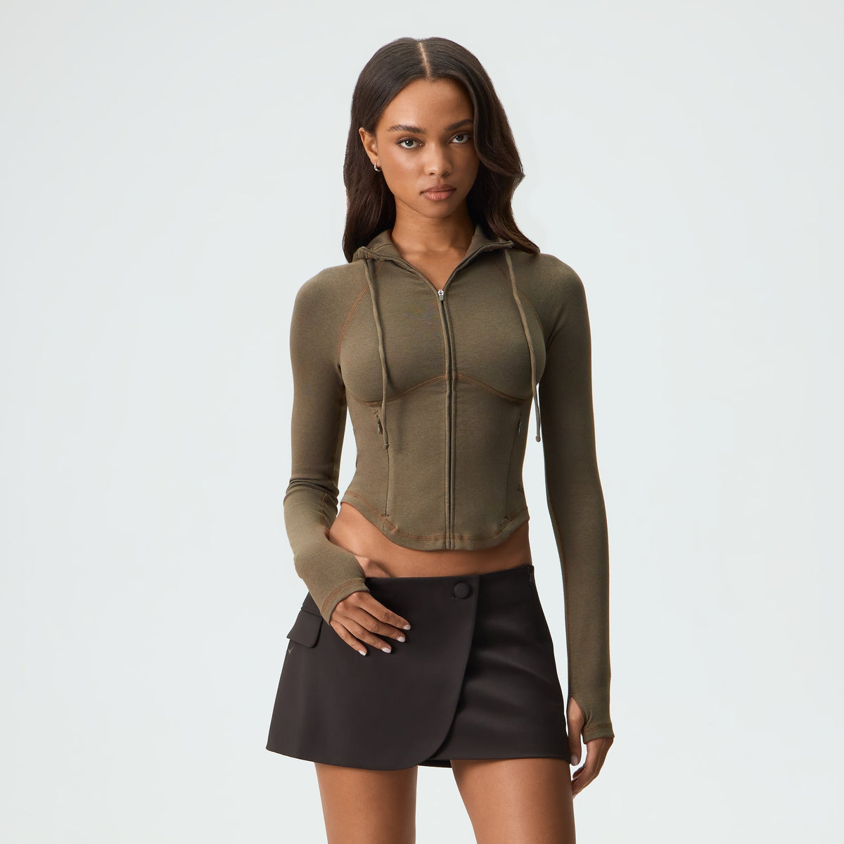 Kith Women Toyo Zip Hoodie - Chelonian - PH