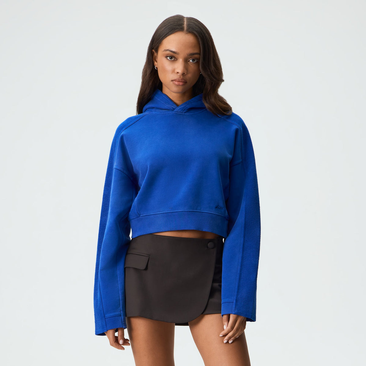 Kith Women Elvina Paneled Hoodie - Cyclone