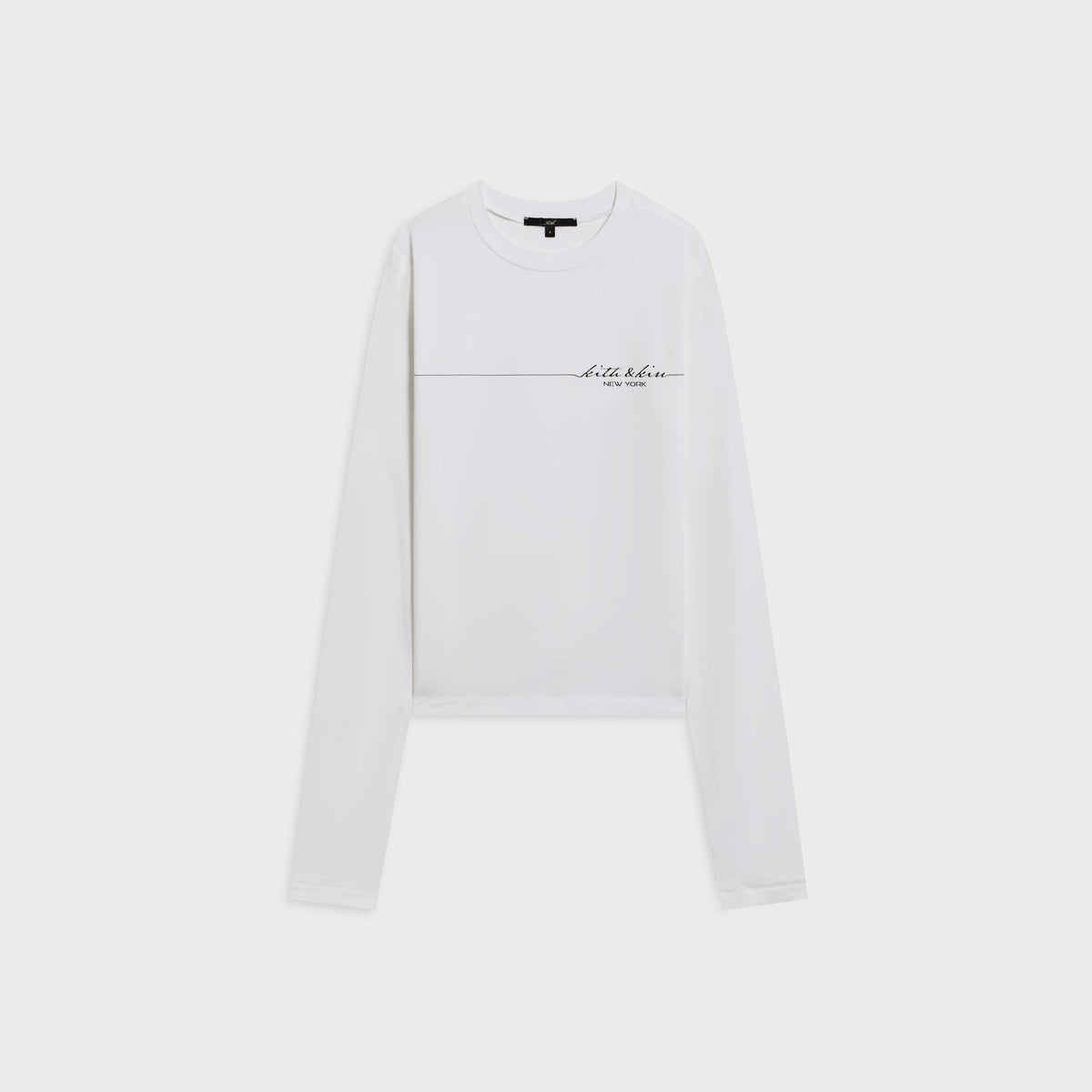 Kith Women Nori Line Tencel Long Sleeve Tee - White - PH