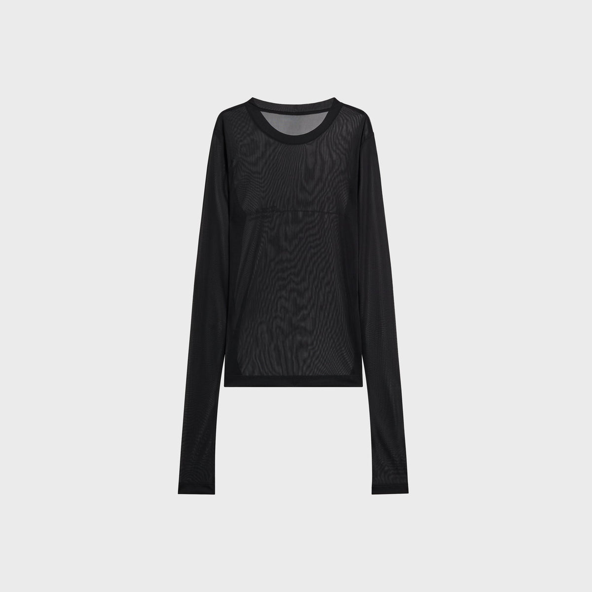 Kith Women Nori Line Mesh Long Sleeve Tee - Black