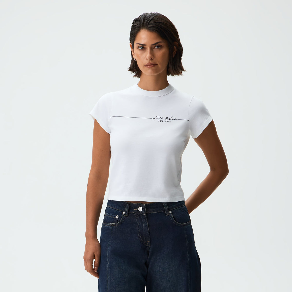 Kith Women Mulberry Vintage Line Tee - White