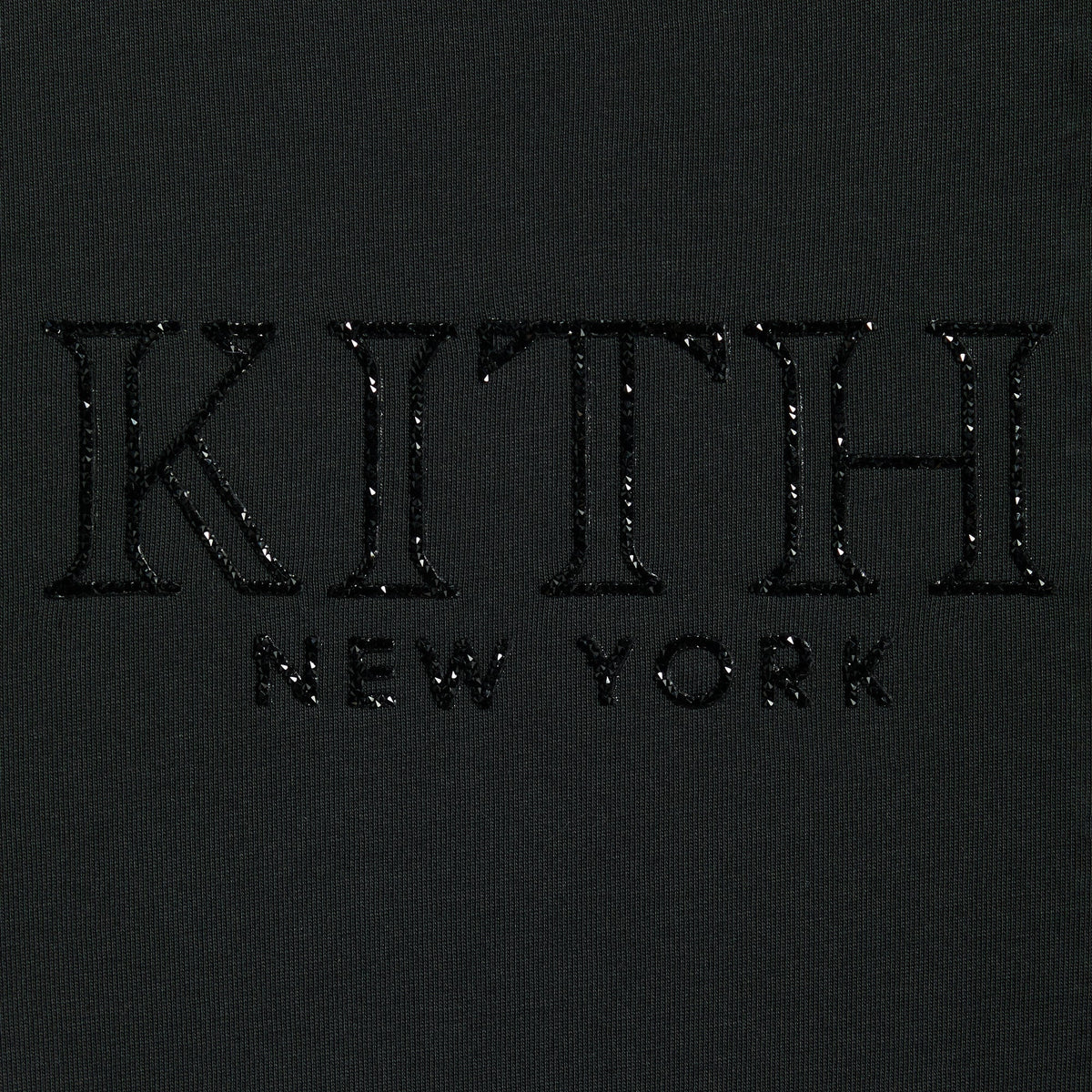 Kith Women Mulberry Vintage Crystal Serif Tee - Black - PH