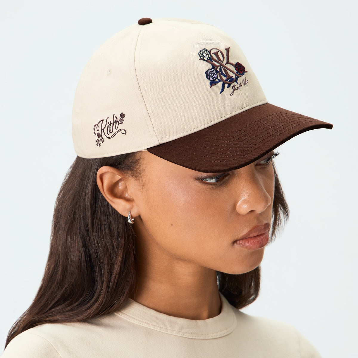 Kith Women Two Tone Kith Crest Pinch Crown Cap - Incognito - PH