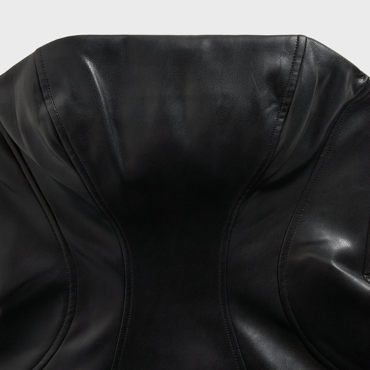 Kith Women Saja Strapless Faux Leather Mini Dress - Black