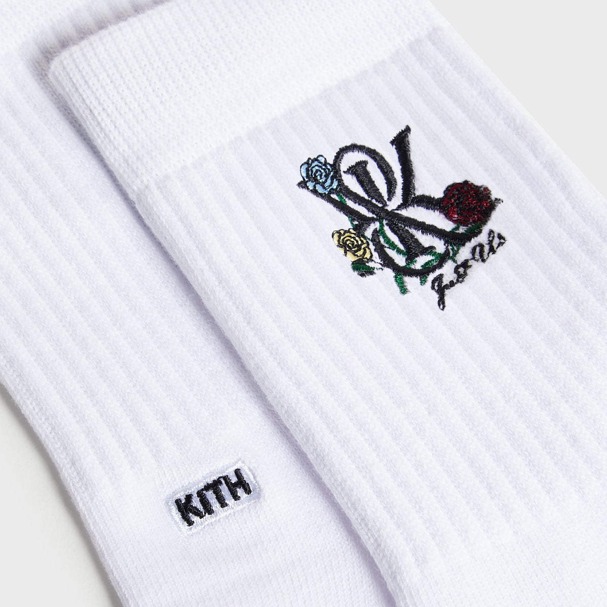 Kith Women Cotton 3-Pack Graphic Classic Mid Crew Socks - Multi