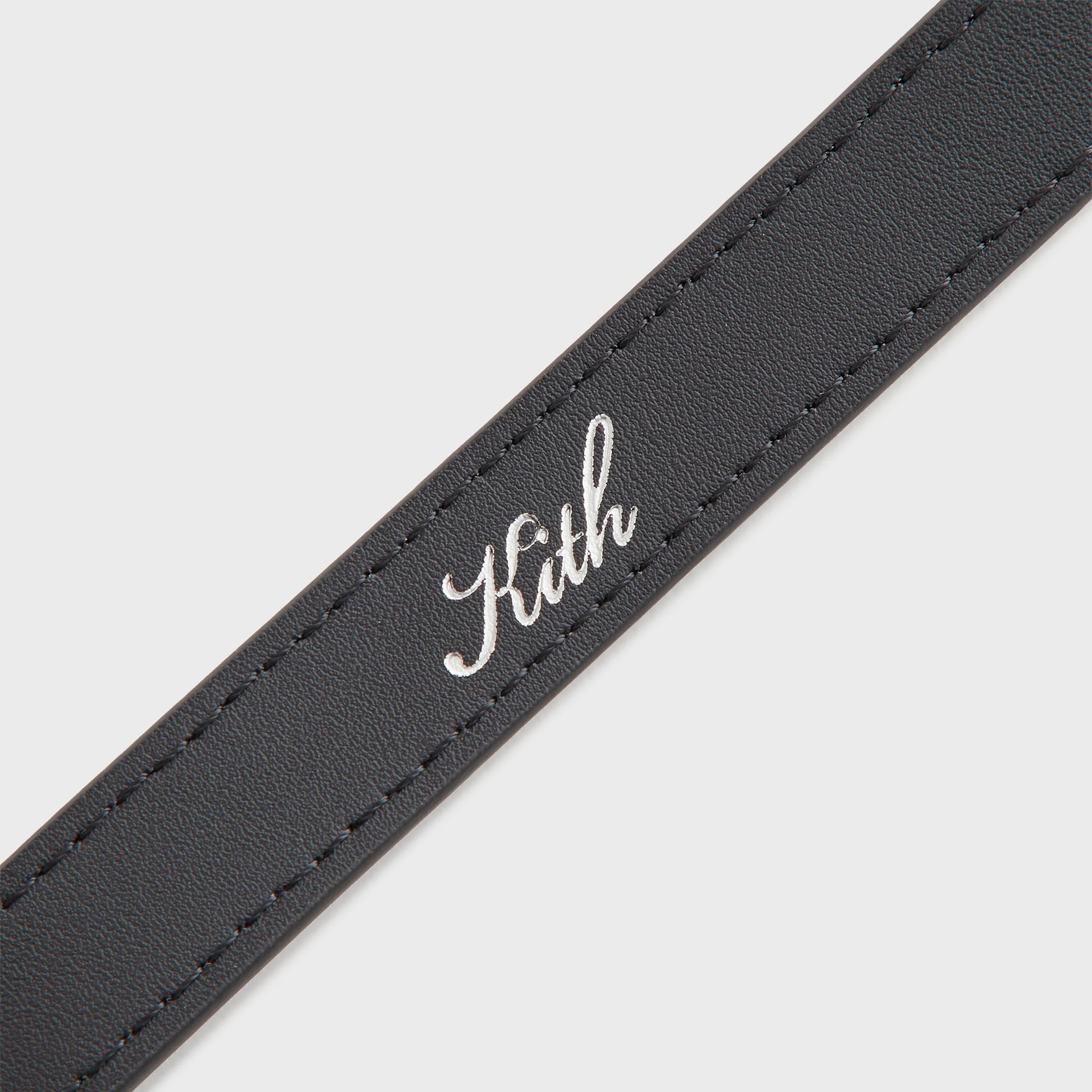 Kith Women Vintage Western Buckle Leather Belt - Black