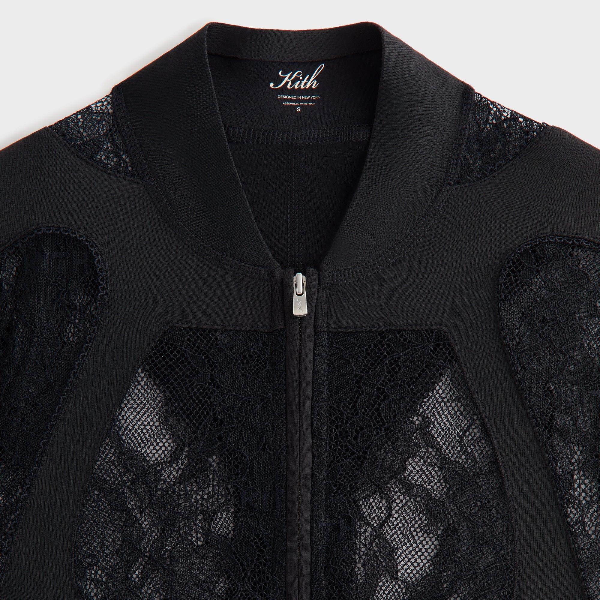 Lisa for Kith Women Vier Lace Paneled Bodysuit - Black – Kith UK