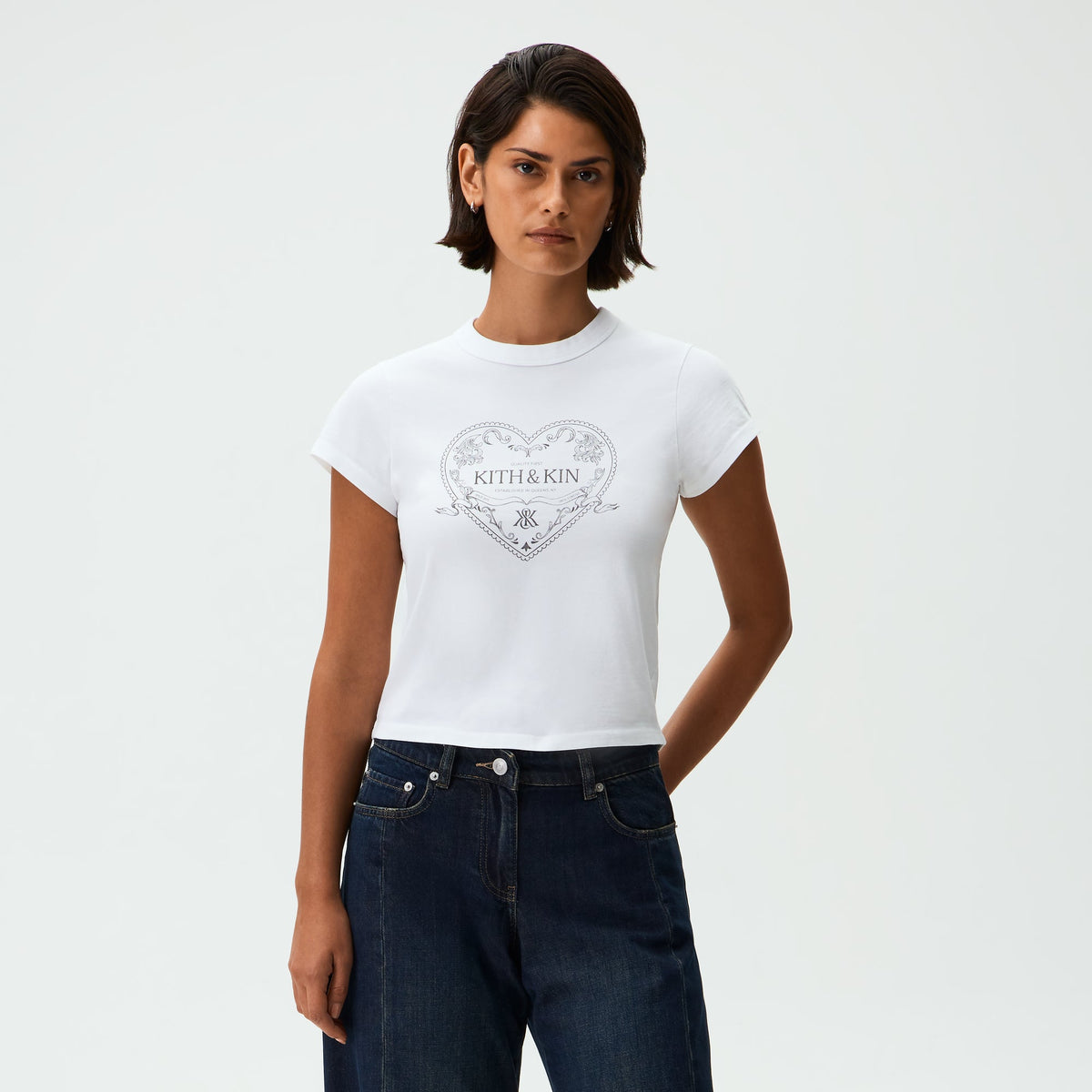 Kith Women Mulberry Vintage Filigree Tee - White