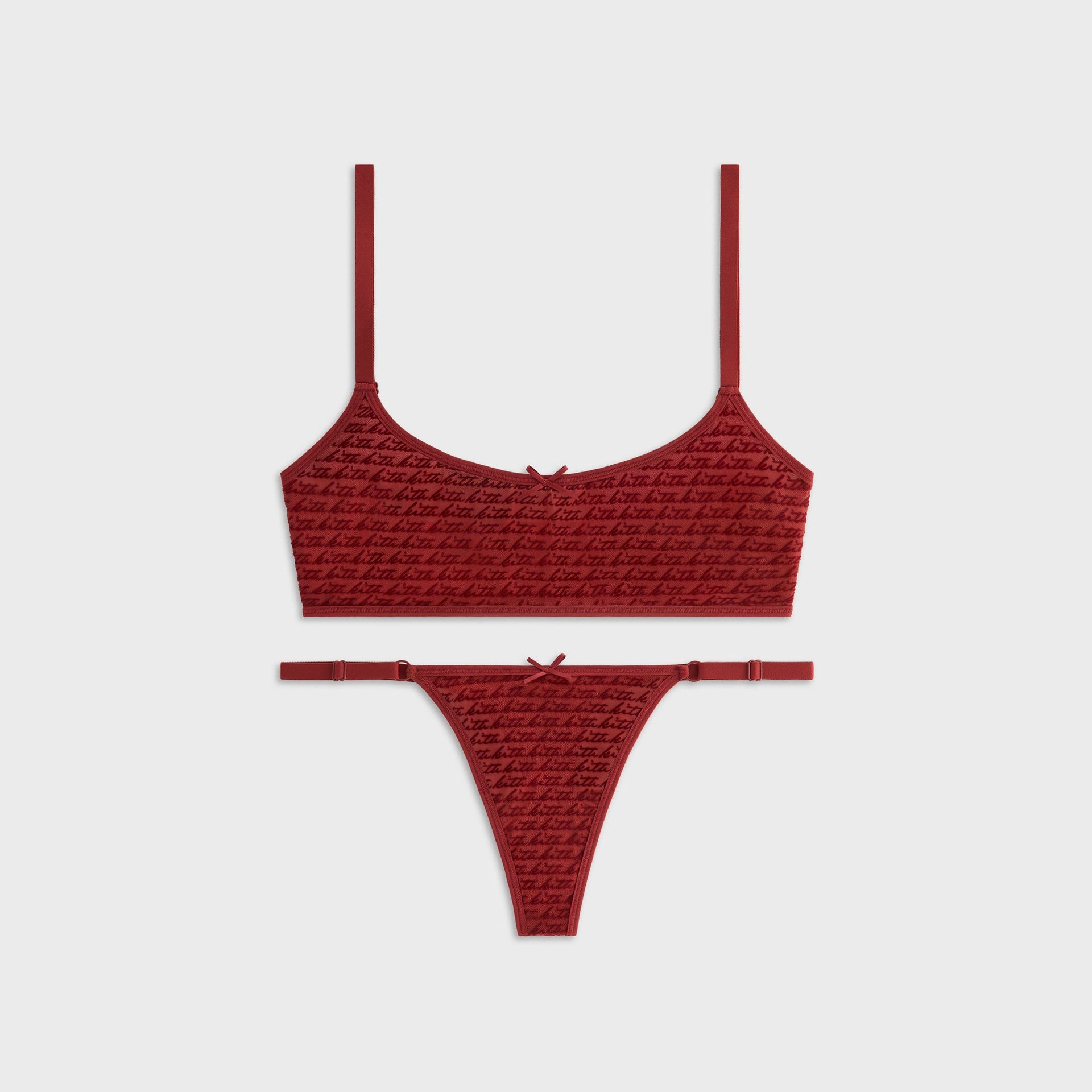 Kith Women Mesh Balconette Bralette Set - Allure