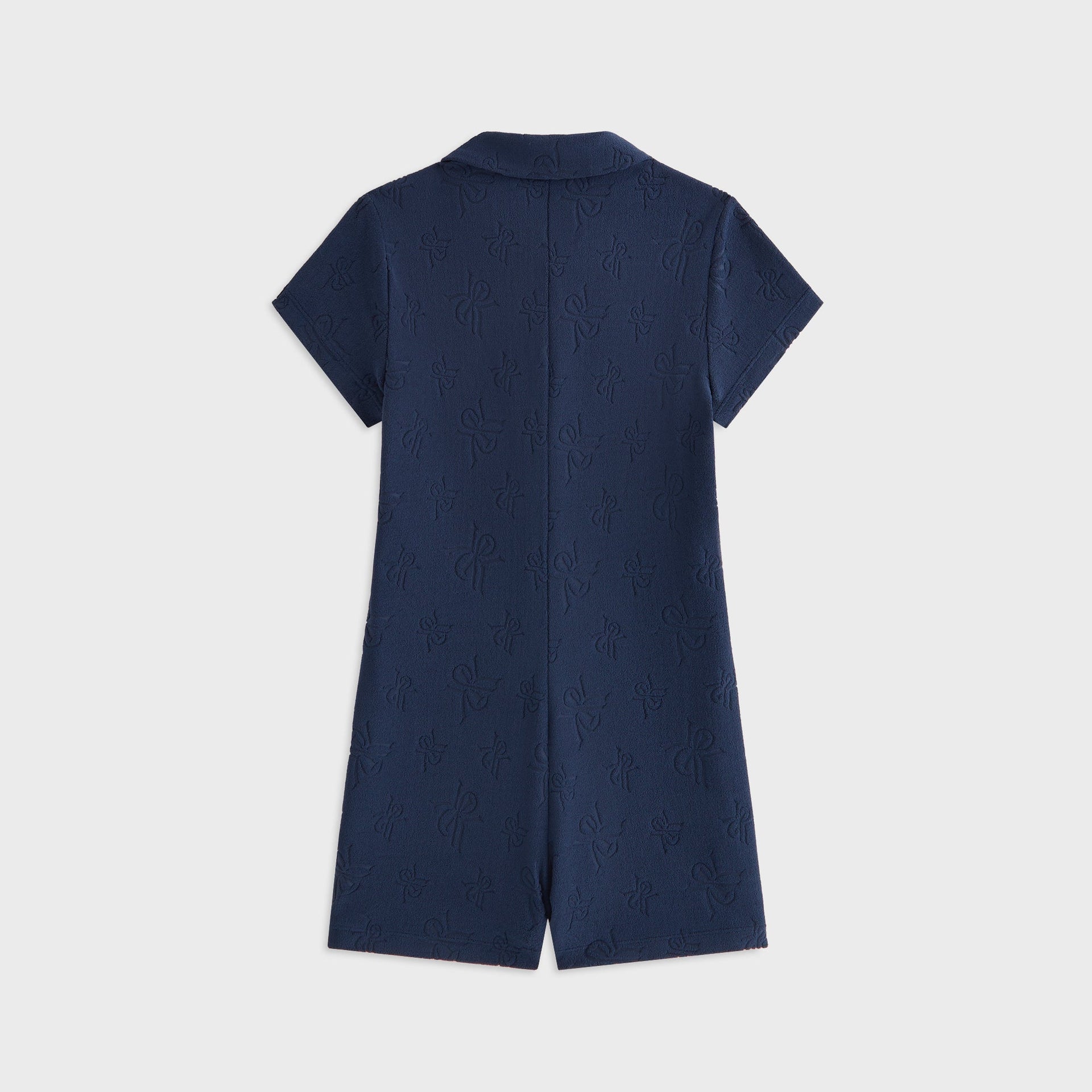 Kith Women Rylee Crest Towel Terry Romper - Nocturnal