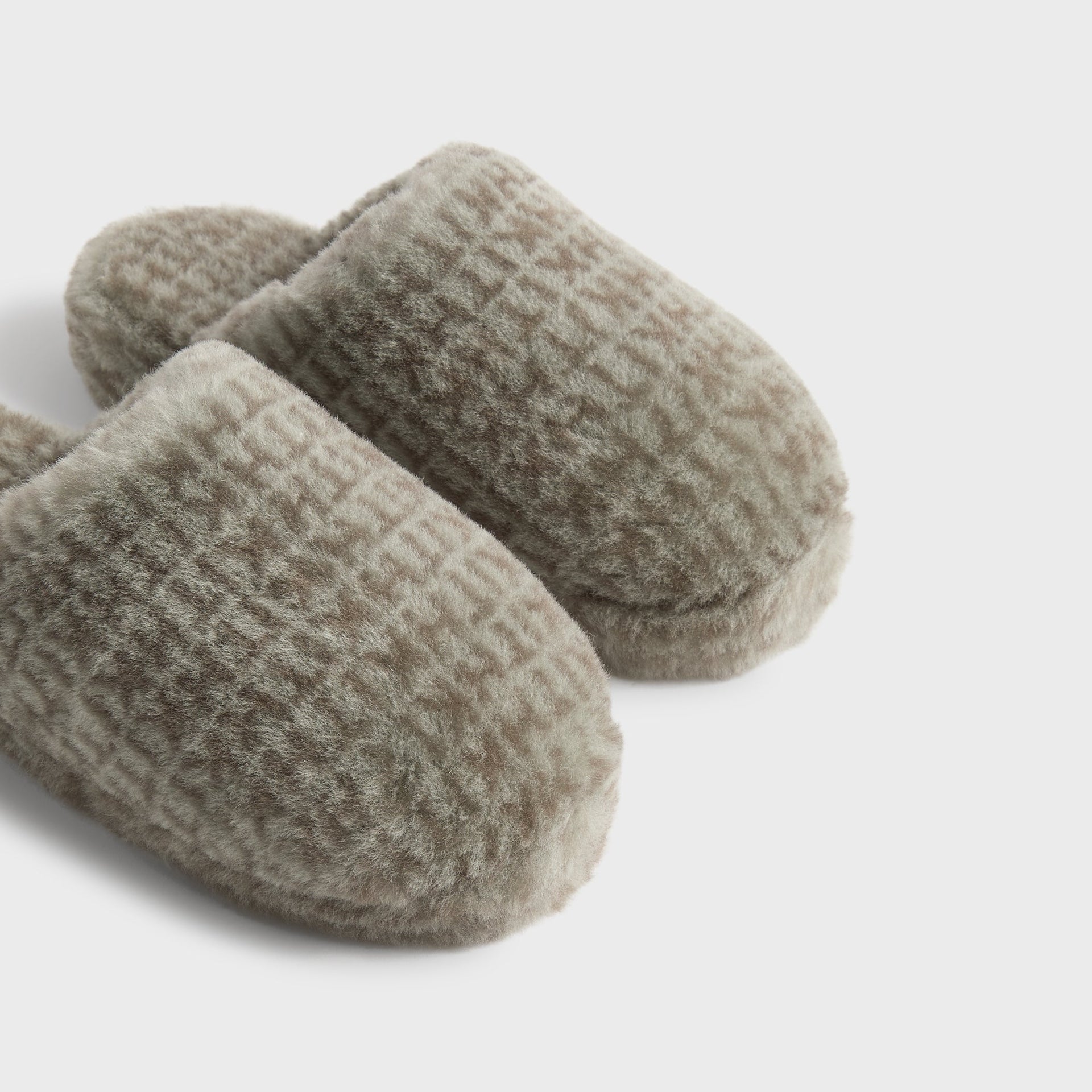 Kithmas Women Monogram Shearling Slippers - Palais