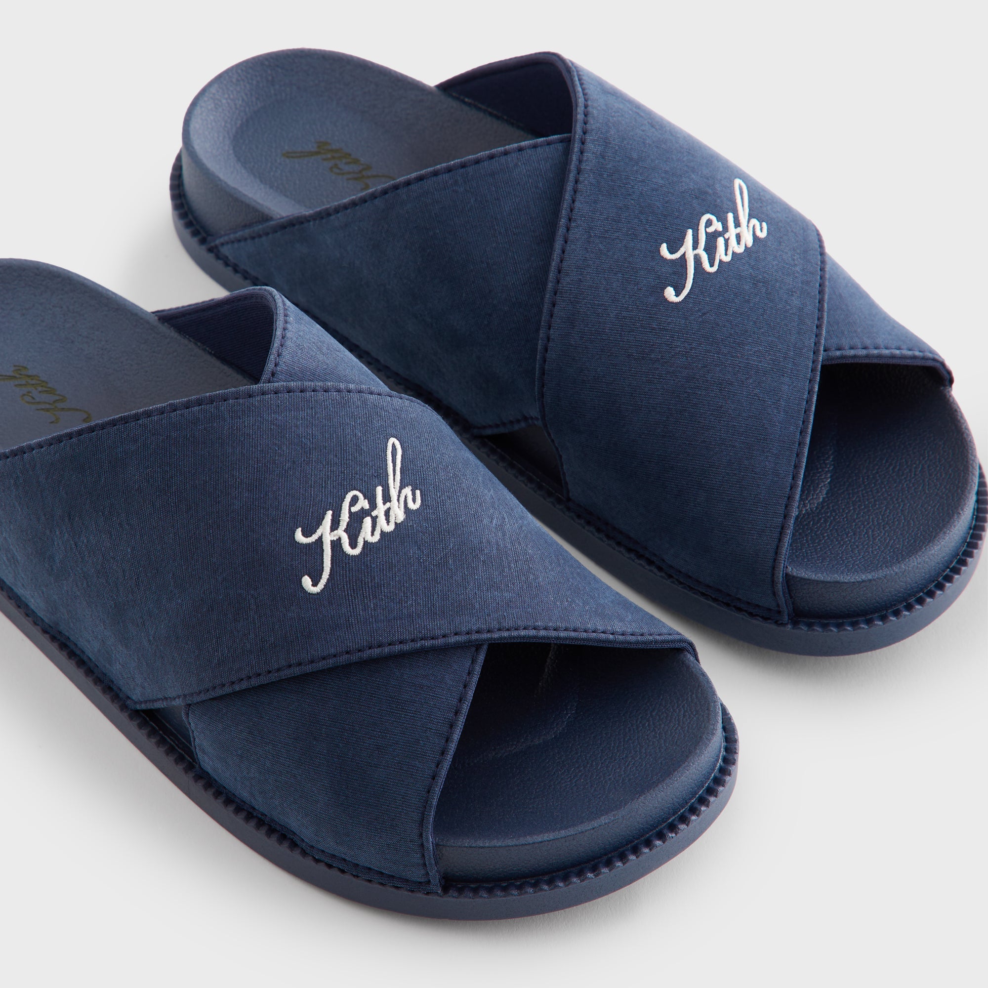 Kith Women Criss Cross Slides - Nocturnal – Kith UK