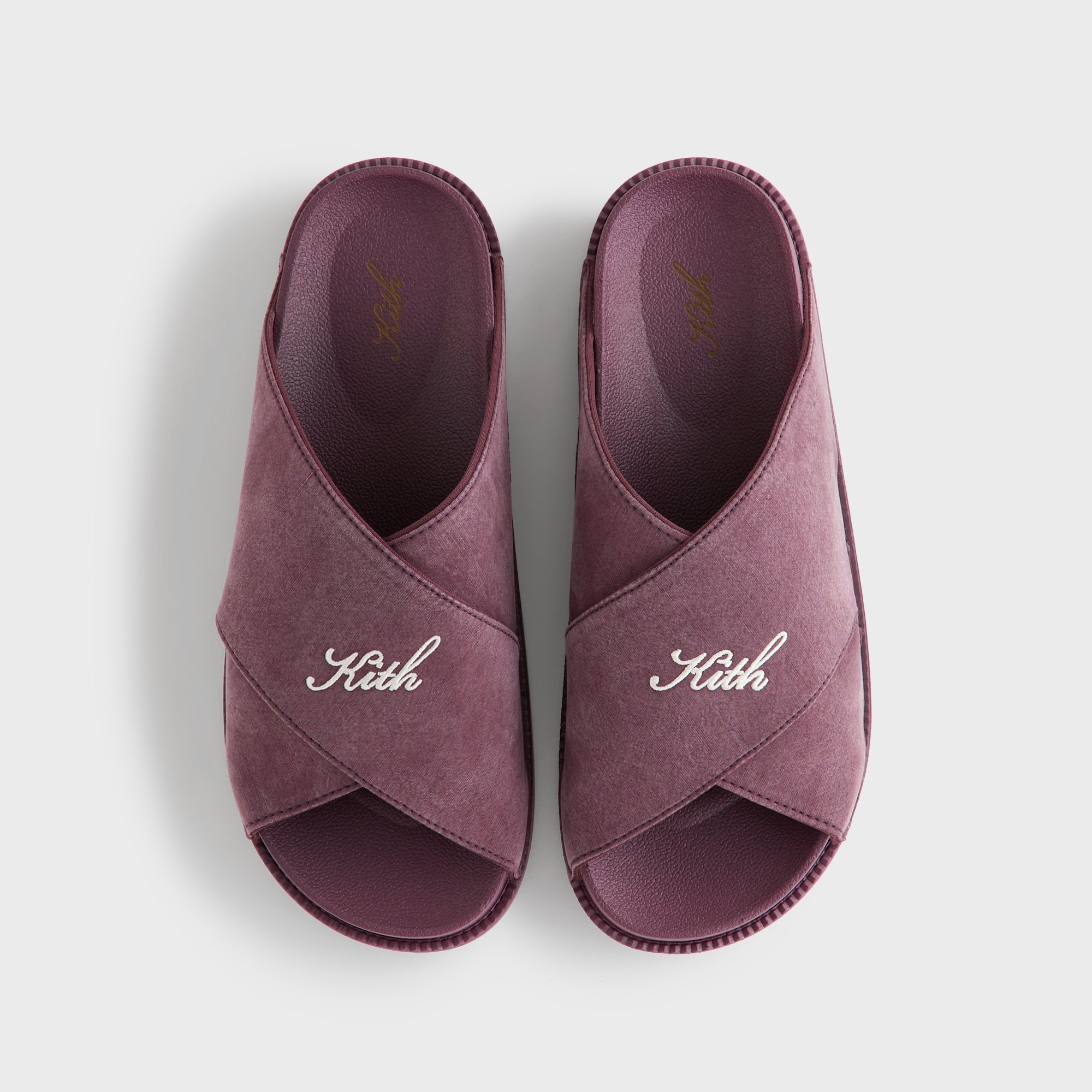 Kith Women Criss Cross Slides - Magma – Kith UK