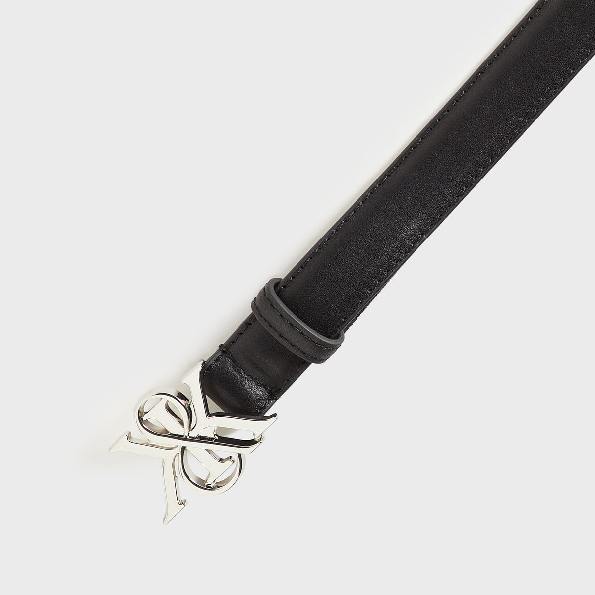 Kith Women Leather Crest Belt - Black