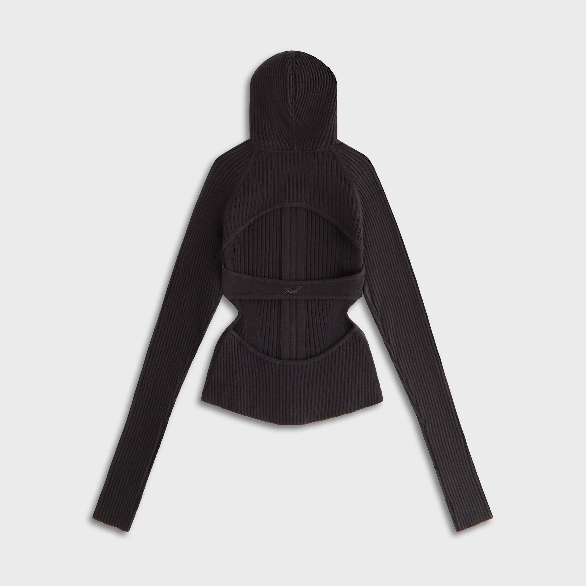 Kith Women Mina Backless Sweater Hoodie - Hematite