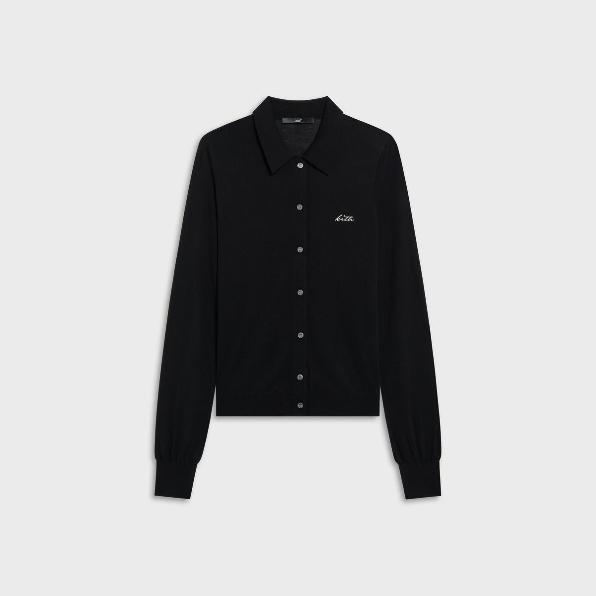 Kith Women Sera Polo Cardigan - Black