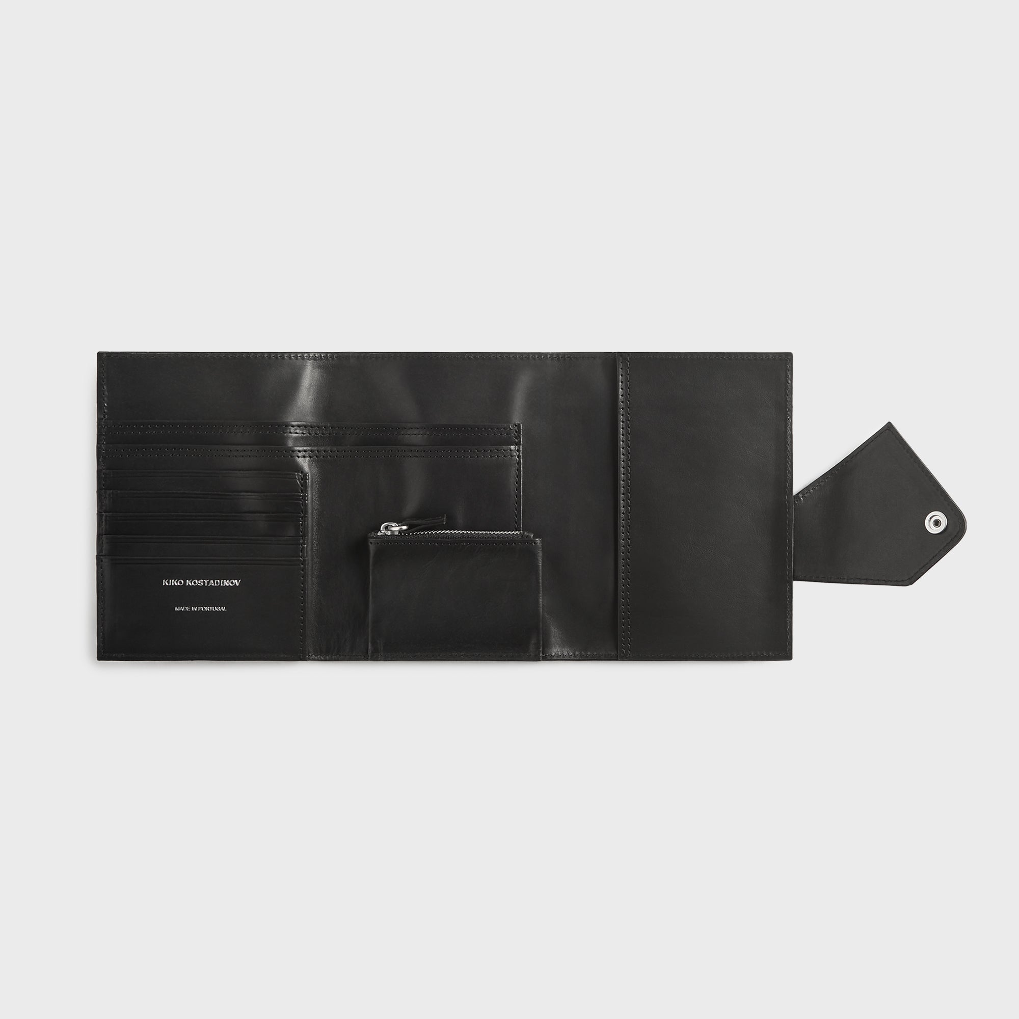 Kiko Kostadinov Orvos K-Wallet - Obsidian / Black – Kith UK
