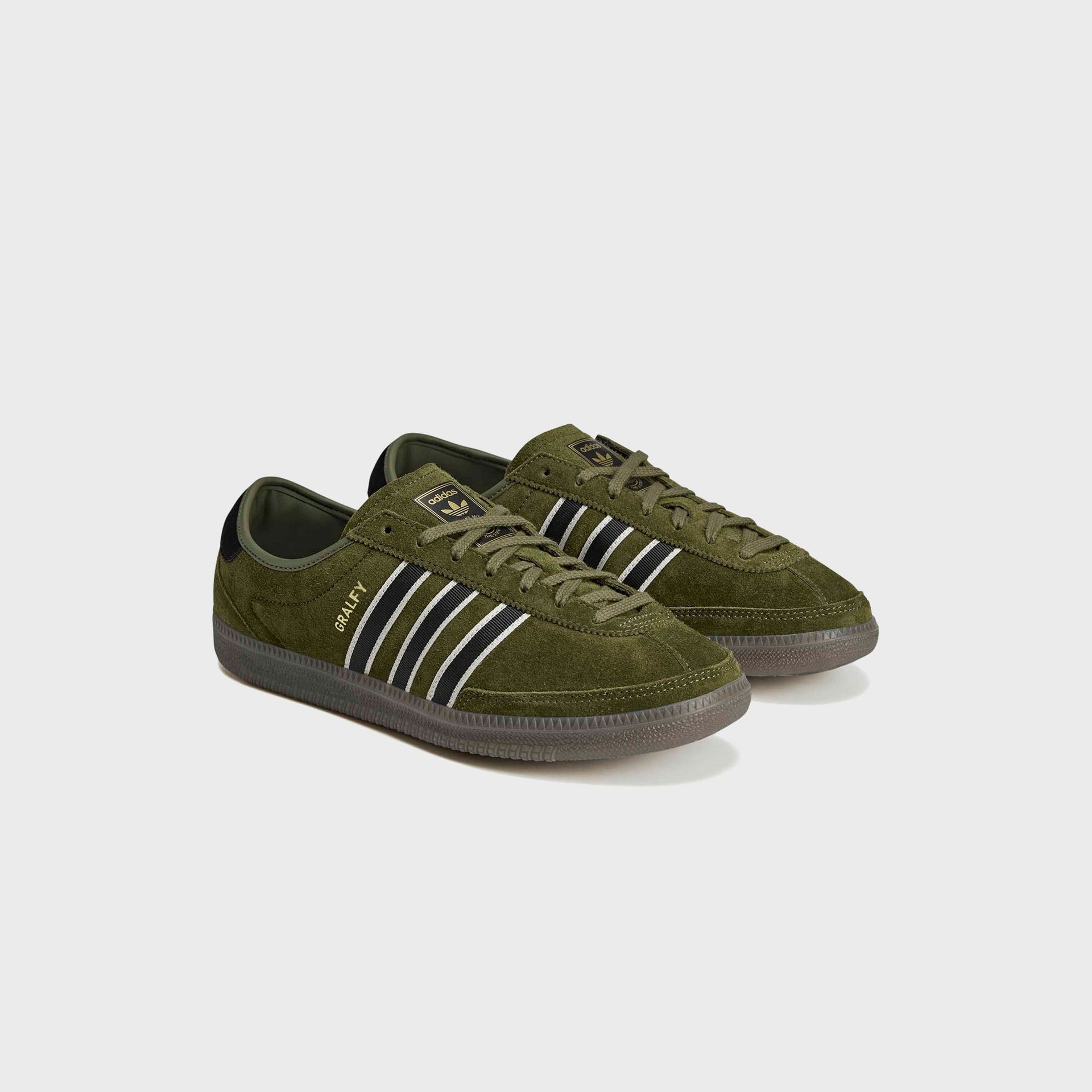 adidas Gralfy SPZL - Chalk White / Aurora Ivy / Gum