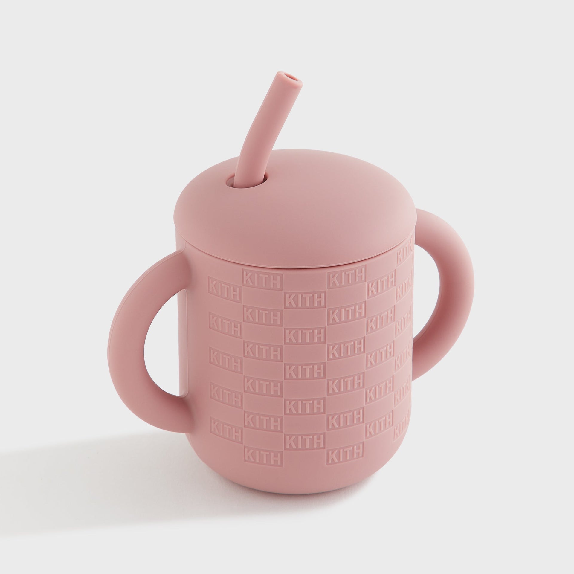 Kith Kids for Mushie Silicone Training Cup & Straw - Dusty Quartz