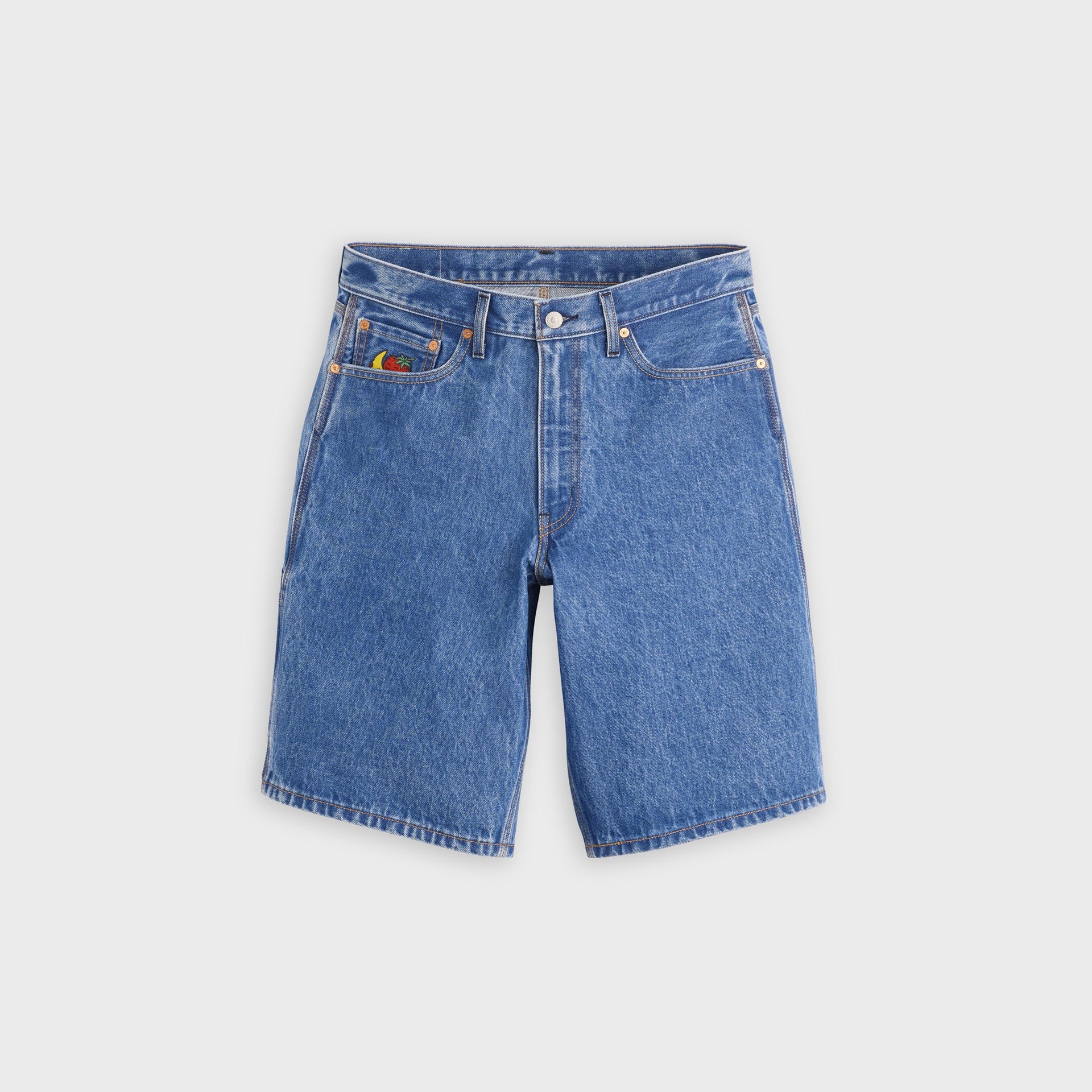 Levi's x Sky High Farm Goods Baggy Utility Shorts - Mid Indigo