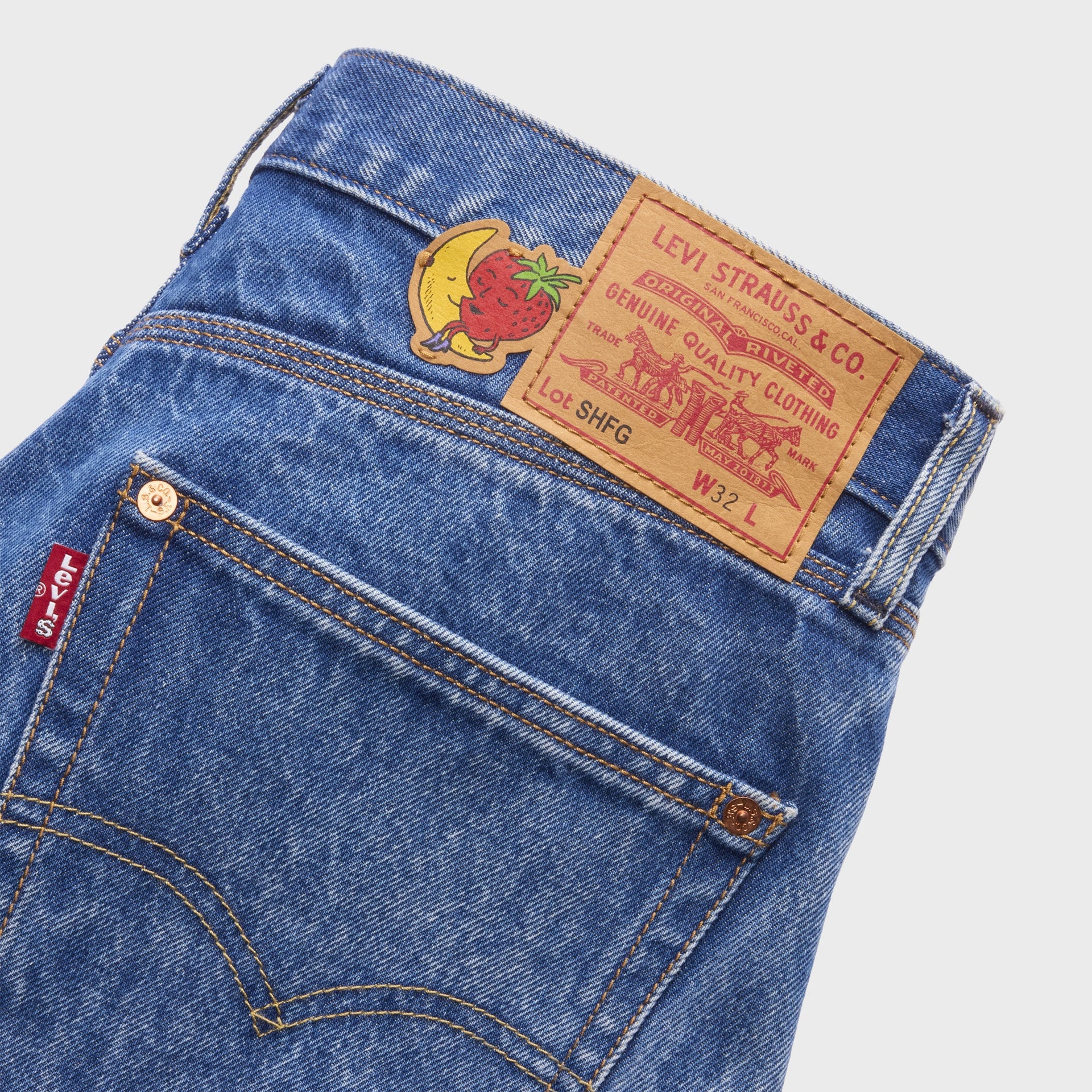 Levi's x Sky High Farm Goods Baggy Utility Shorts - Mid Indigo