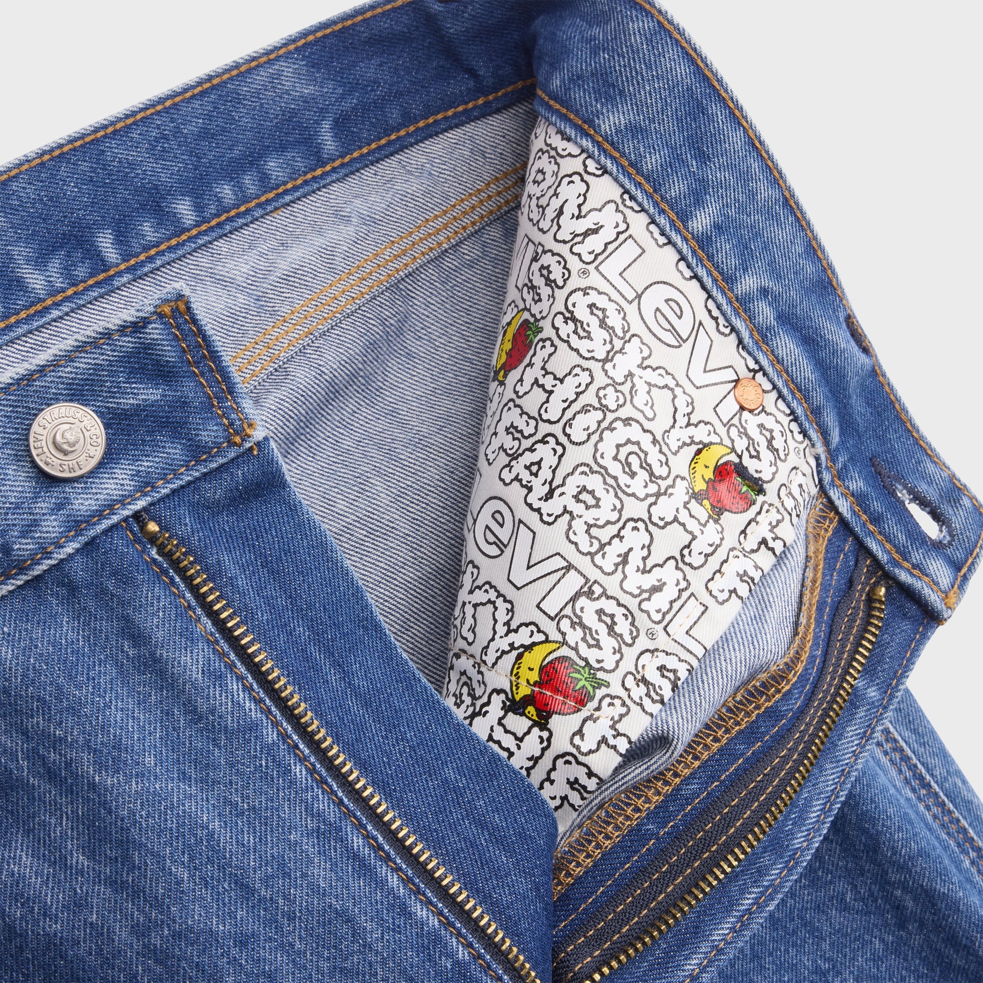 Levi's x Sky High Farm Goods Baggy Utility Shorts - Mid Indigo