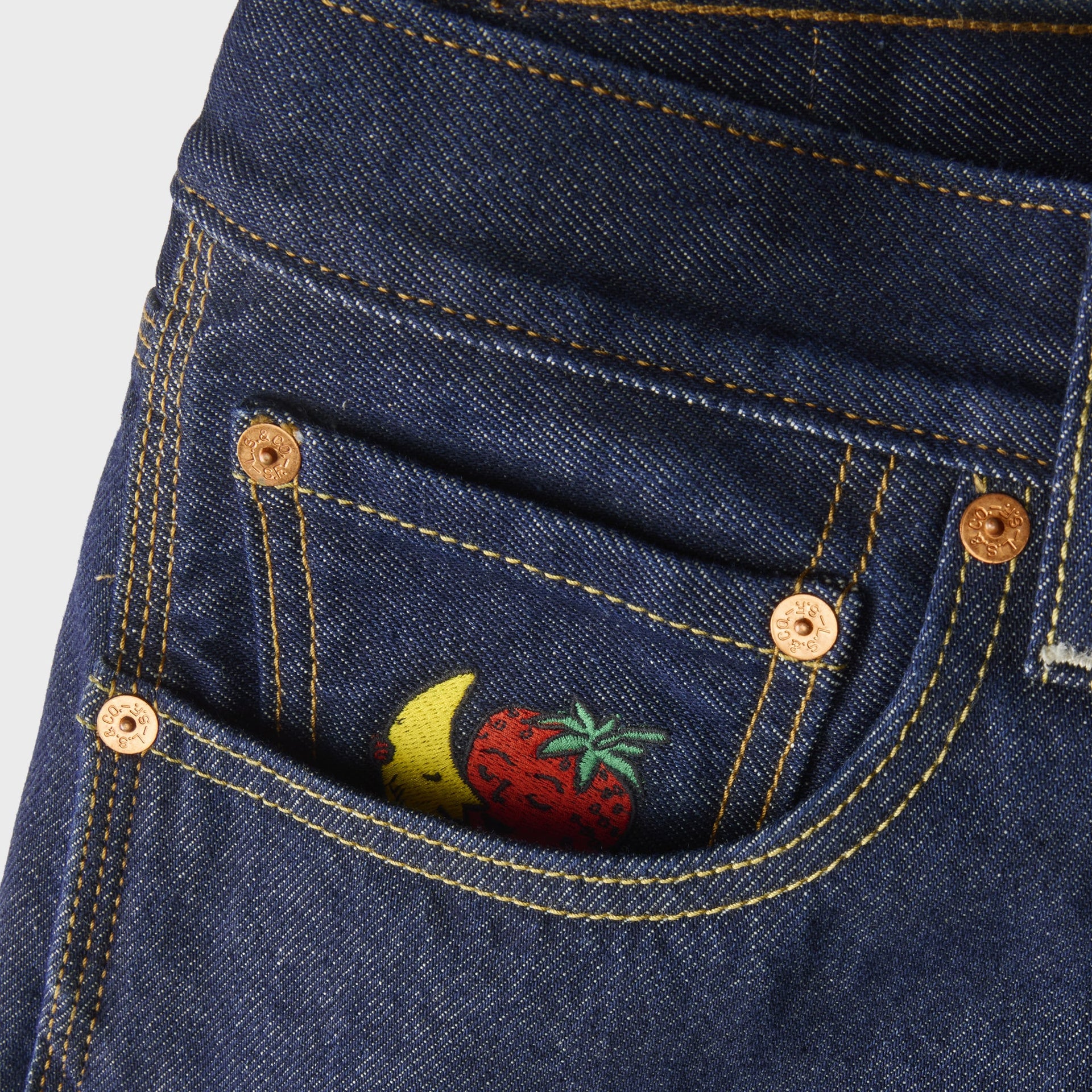 Levi's x Sky High Farm Goods Loose Jeans - Mid Indigo