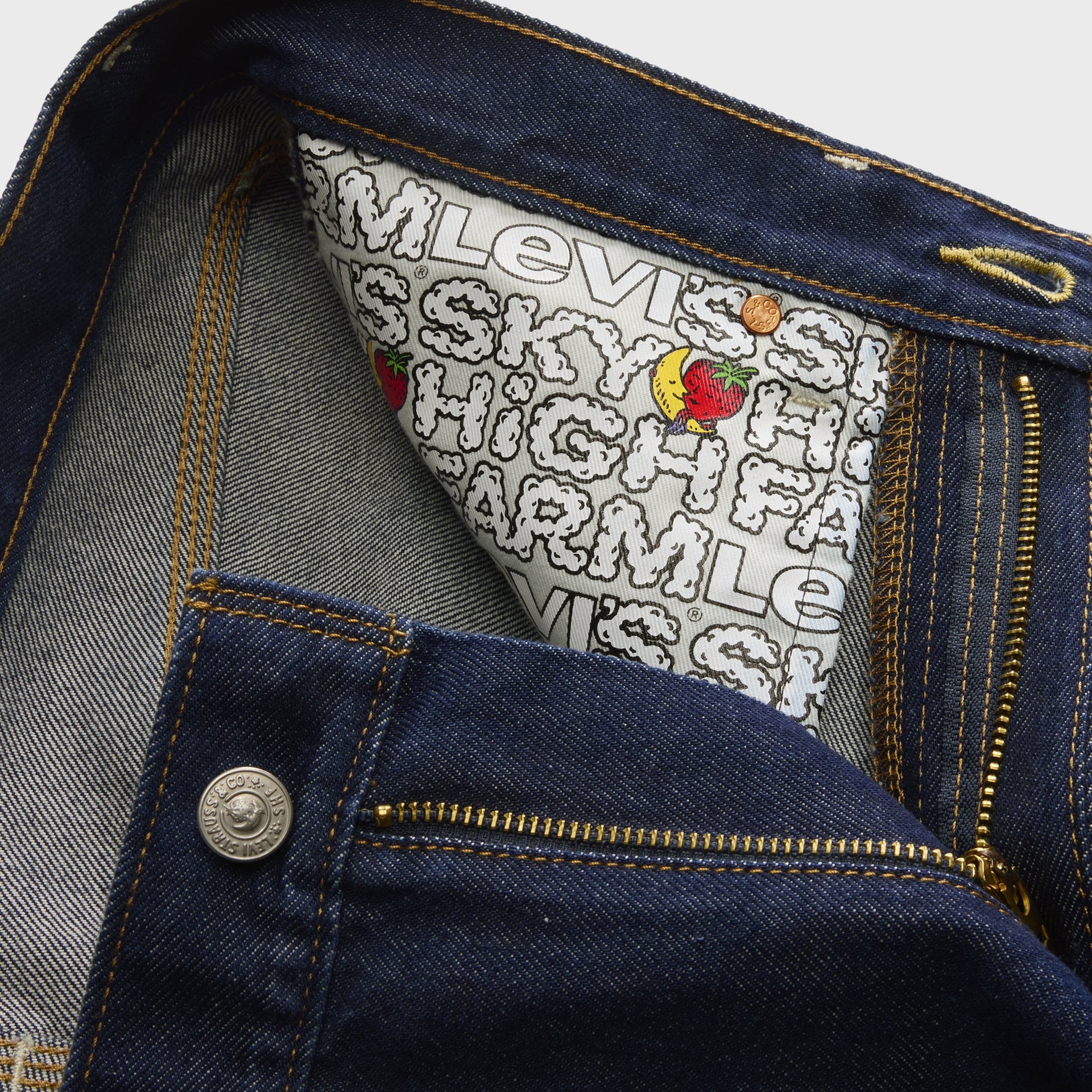 Levi's x Sky High Farm Goods Loose Jeans - Mid Indigo