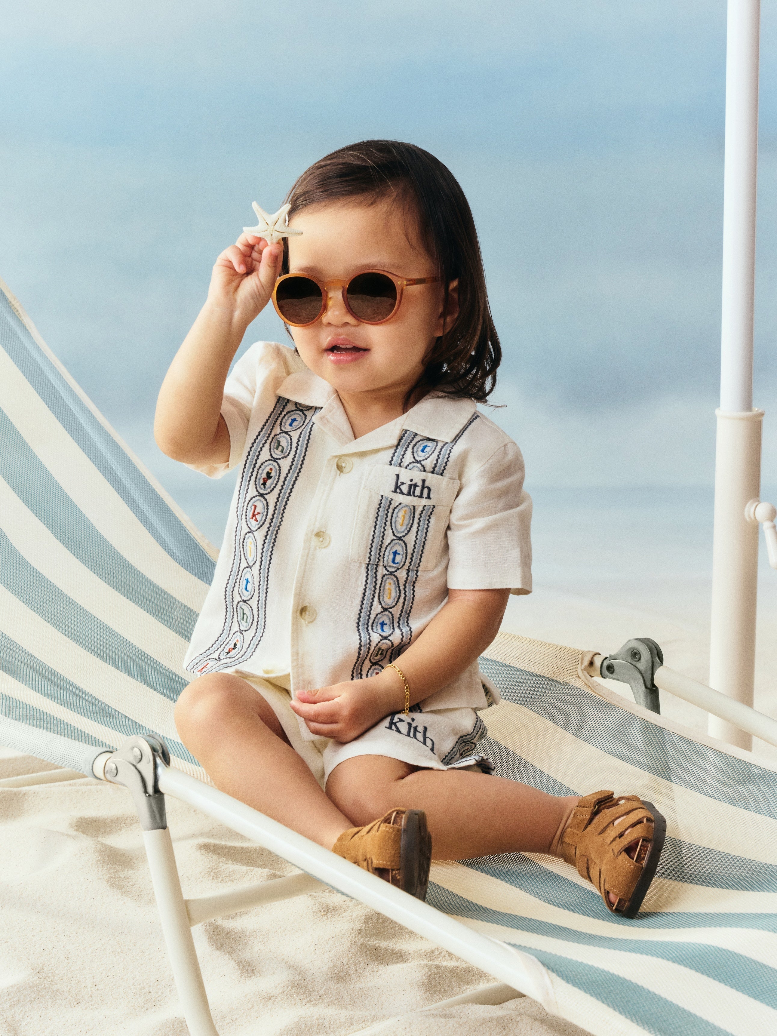Kith Kids Blocked Milo Bucket Hat - Nocturnal – Kith UK