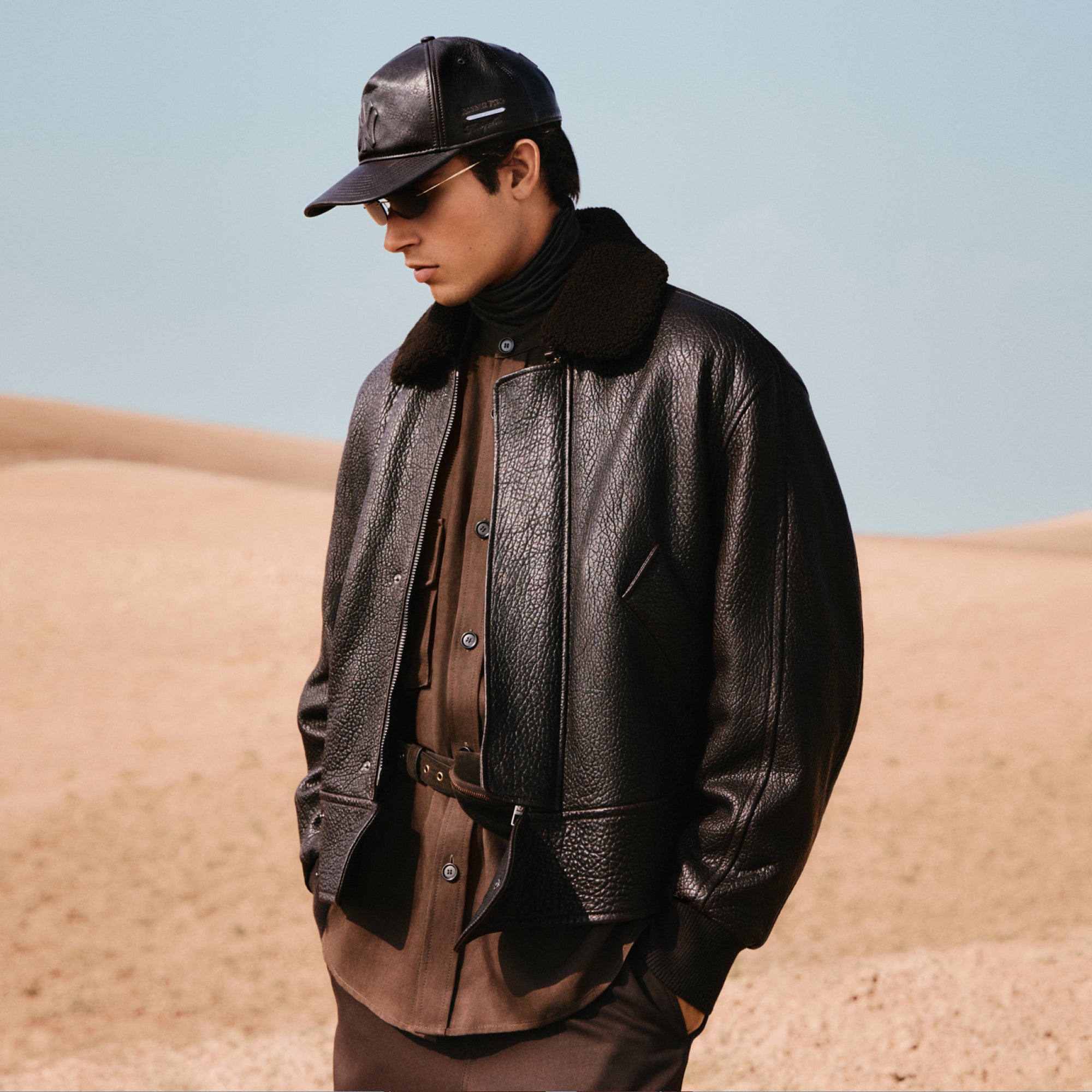 Kith Monogram Leather Collar - Black – Kith UK