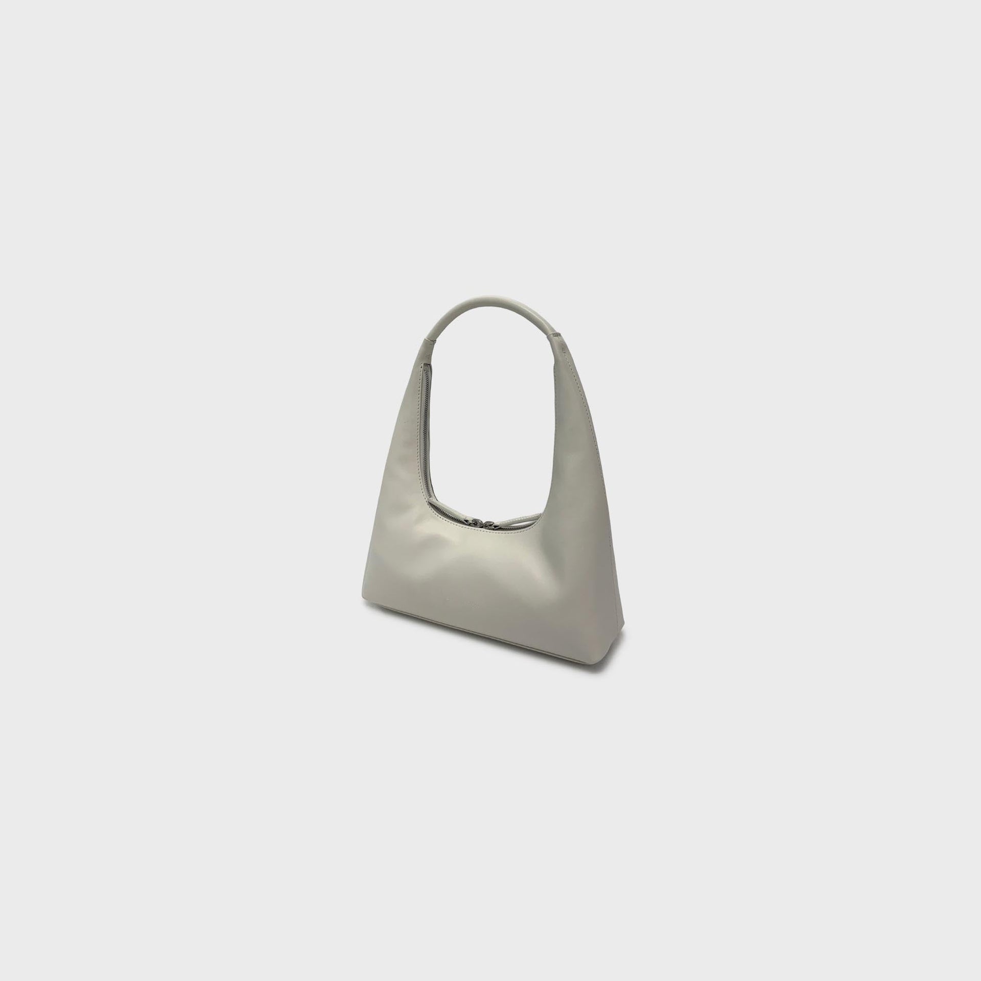 MARGESHERWOOD Hobo Shoulder Bag - White Choco Plain