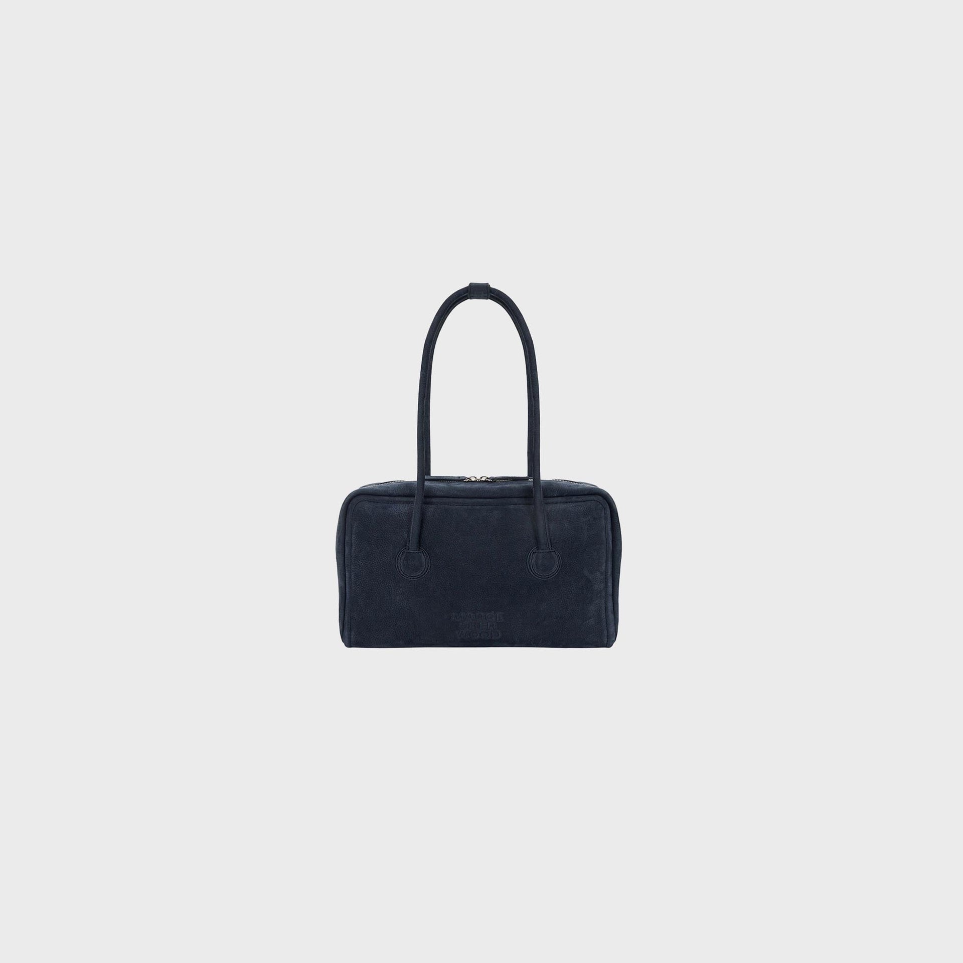 MARGESHERWOOD Soft Boston Bag - Indigo Nubuck