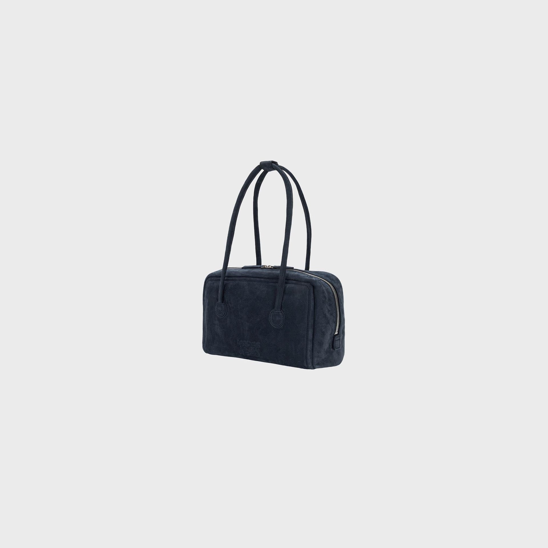 MARGESHERWOOD Soft Boston Bag - Indigo Nubuck