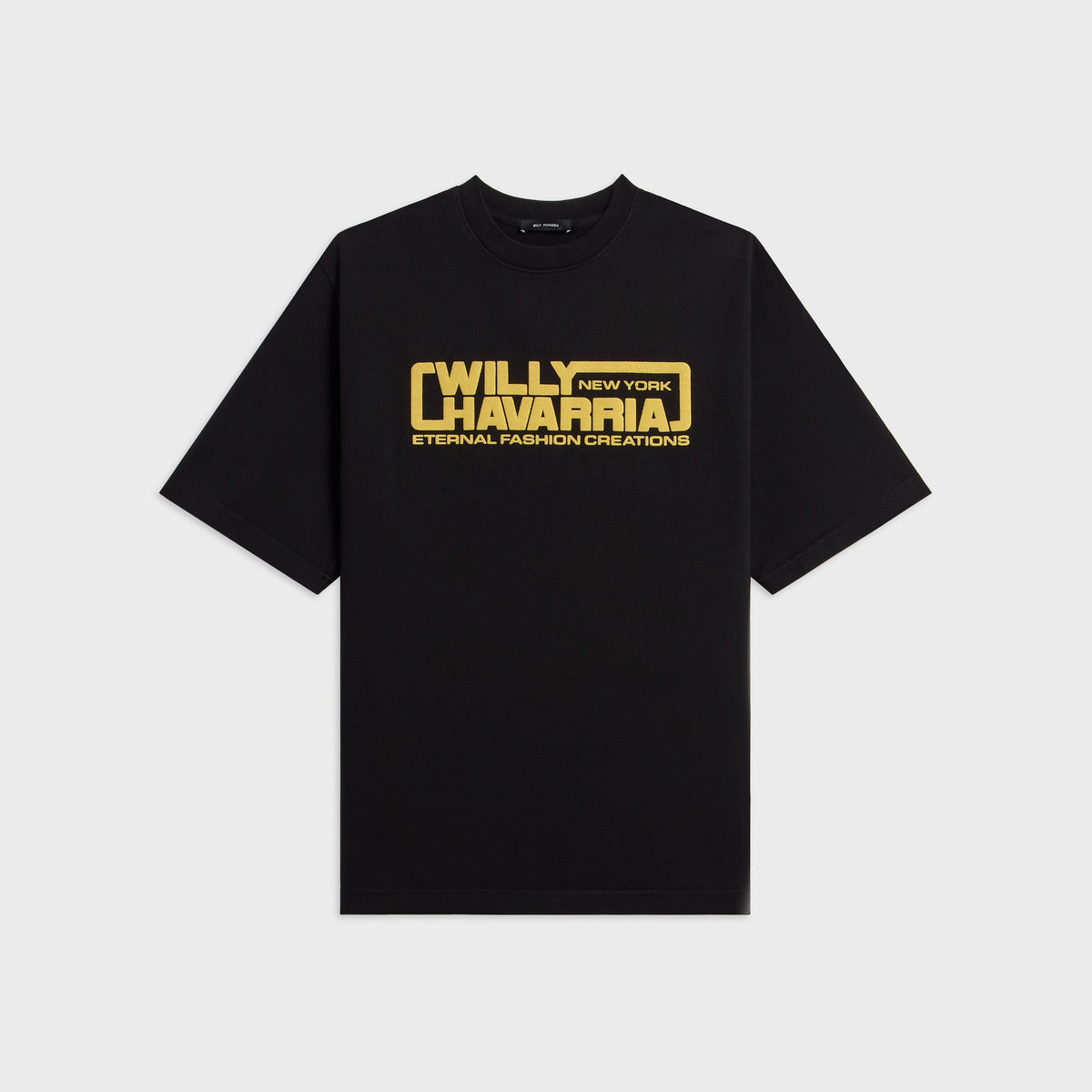 Willy Chavarria OS Eternal Fashion Creations Standard Tee - Pirate Black