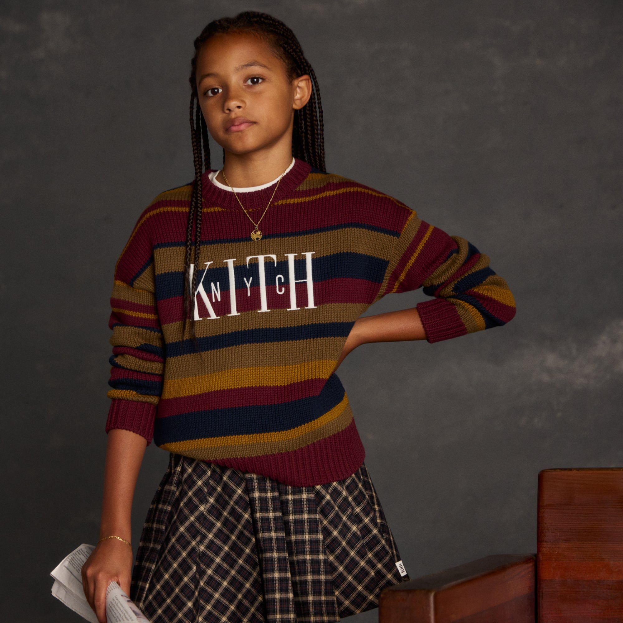 Kith Monogram Leather Collar - Black – Kith UK