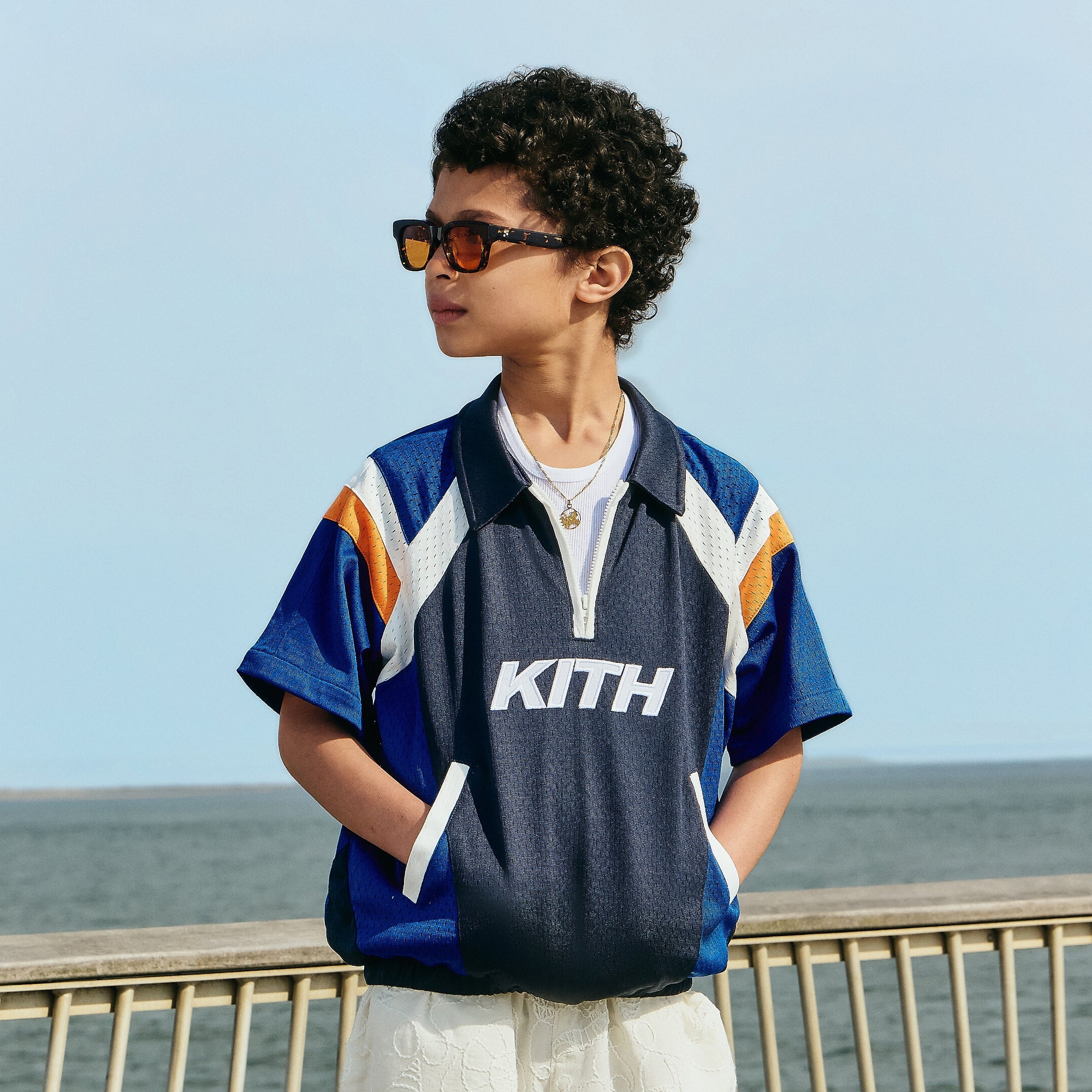 Kith Kids Short Sleeve Soccer Polo - Black – Kith UK