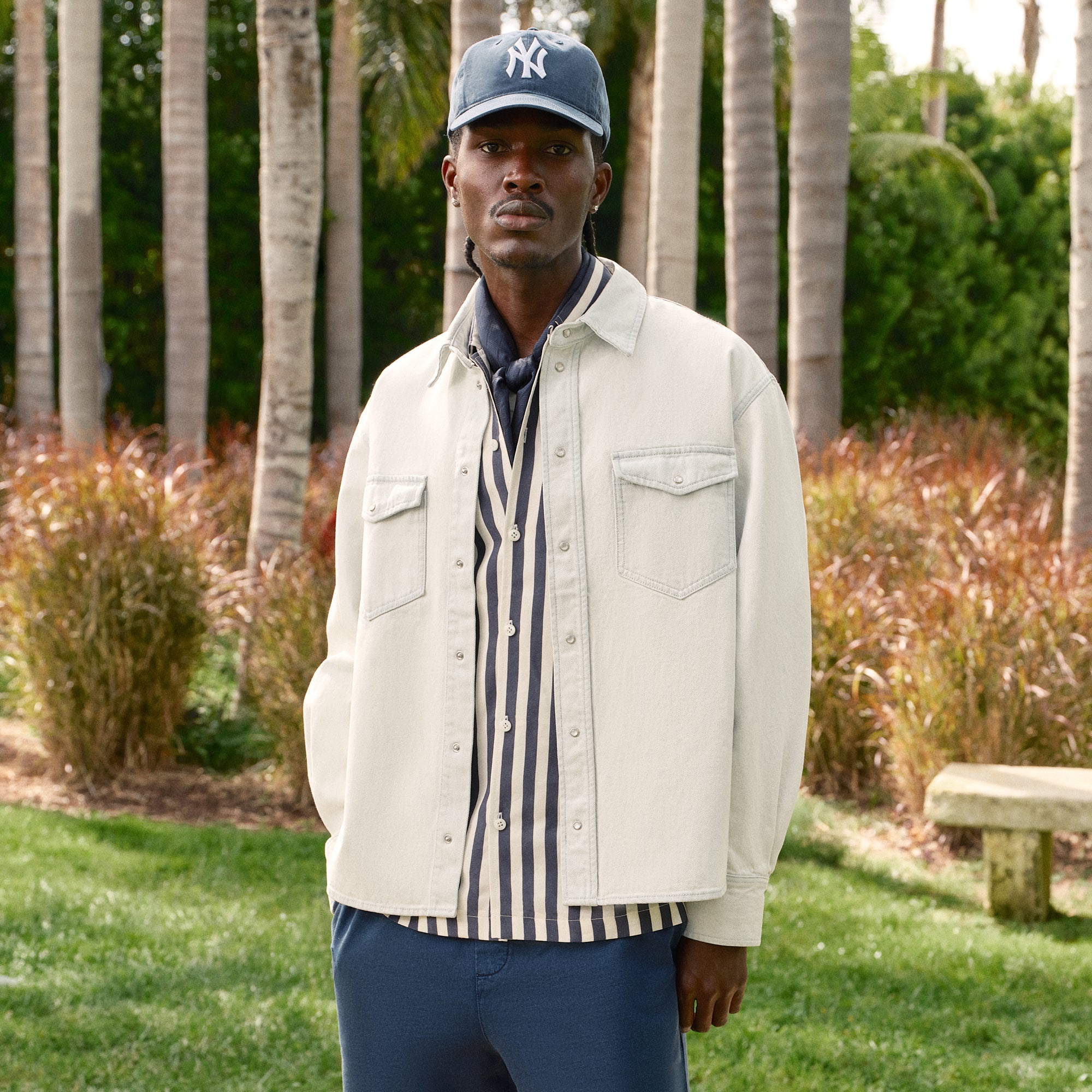 Kith Tessellation Interlock Woodpoint Shirt - Nocturnal – Kith UK