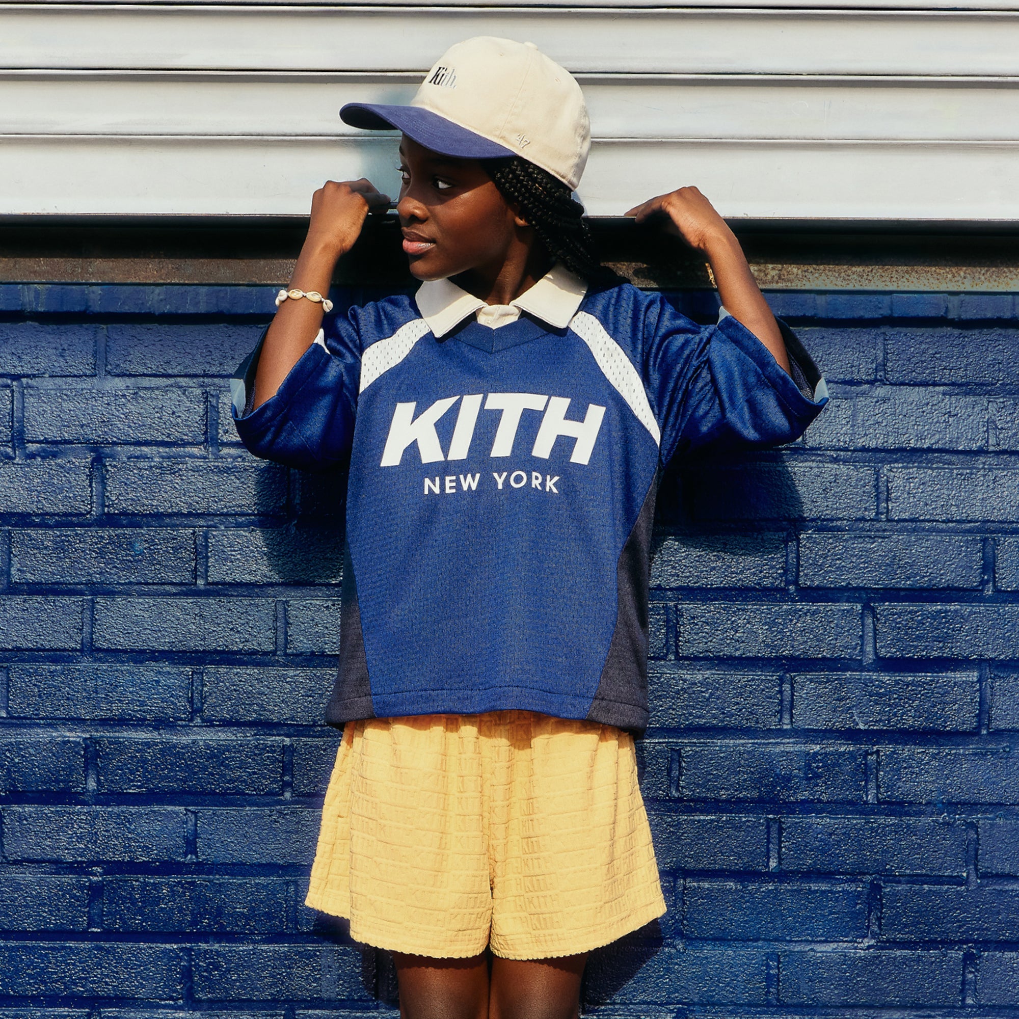 Kith Knit Moto Full Zip Jacket - Stadium – Kith UK