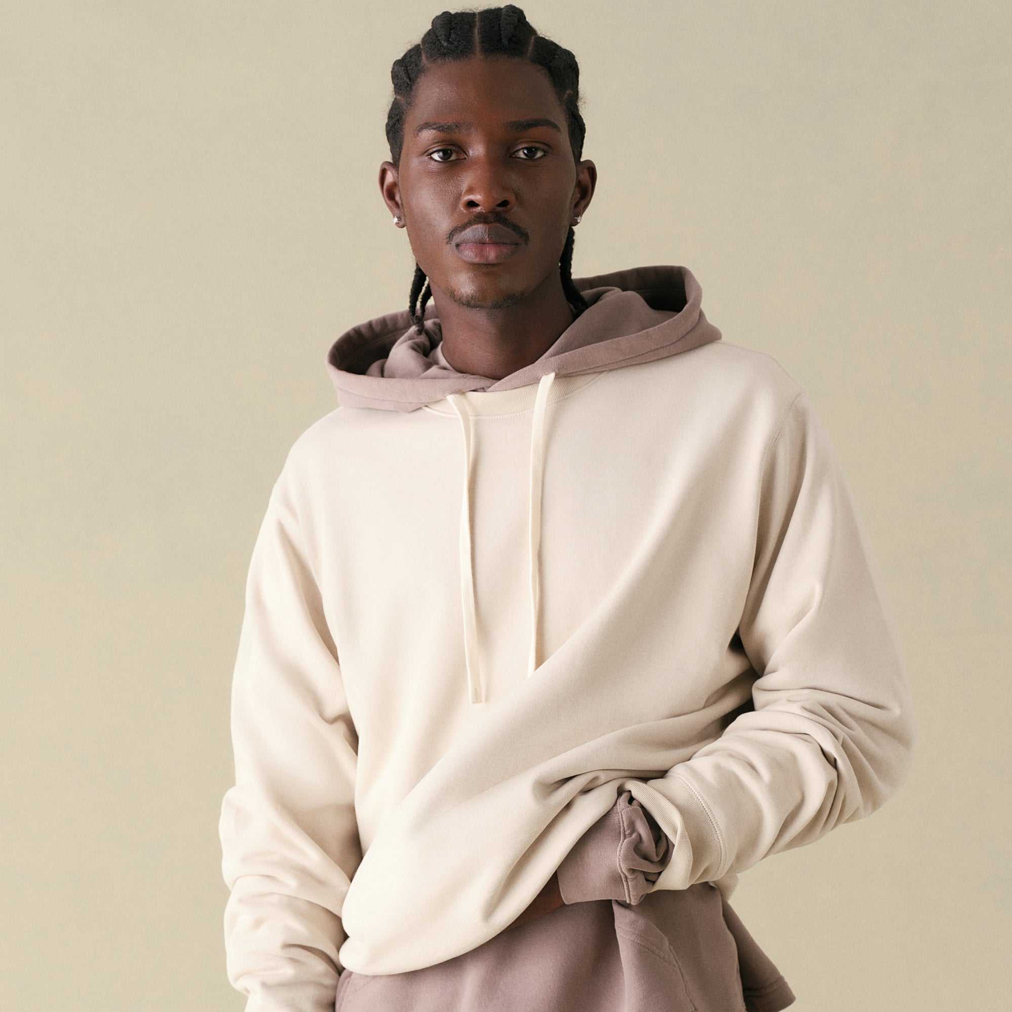 Kith Striped Interlock Ginza Shirt Jacket - Light Heather Grey