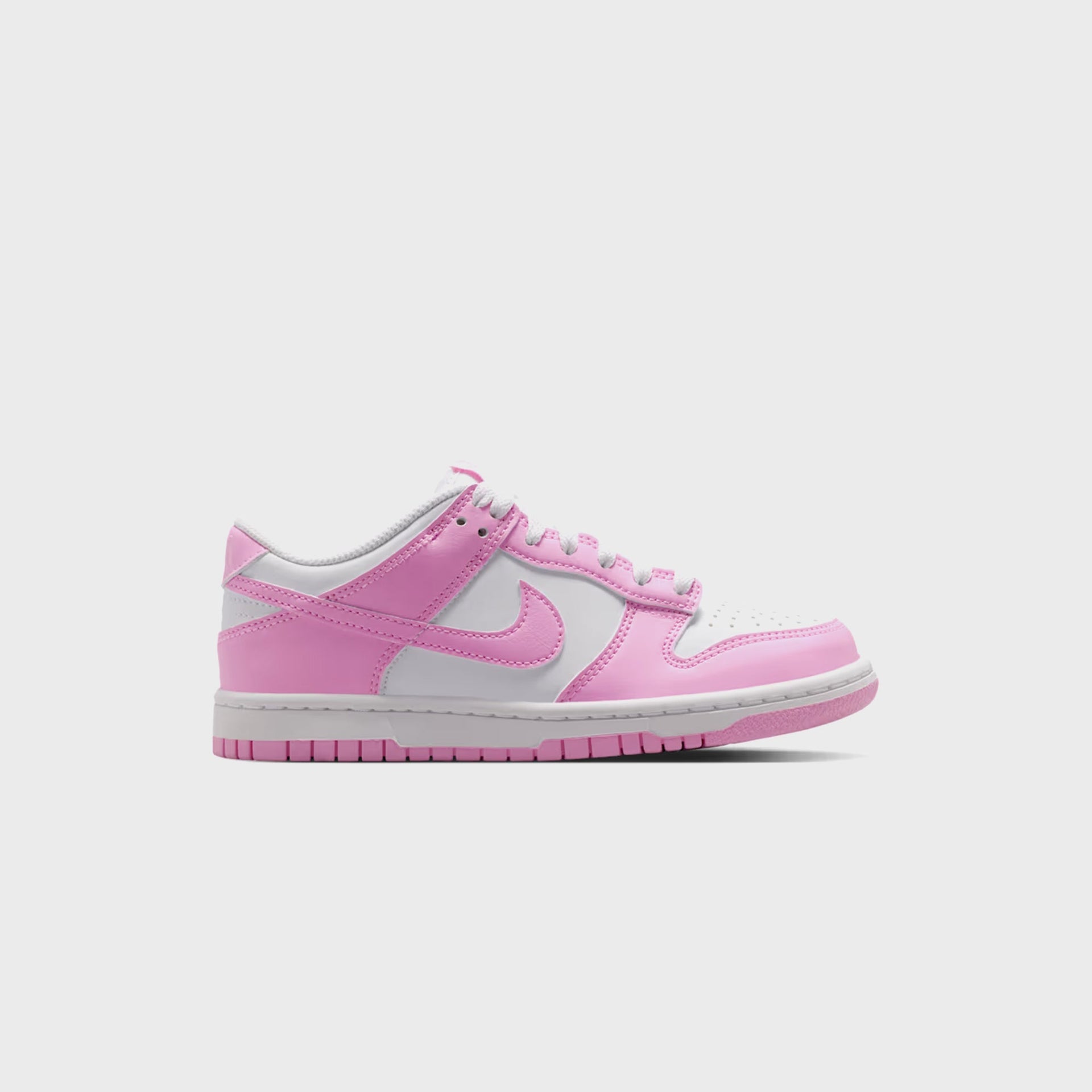Nike GS Dunk Low - White / Pink Rise
